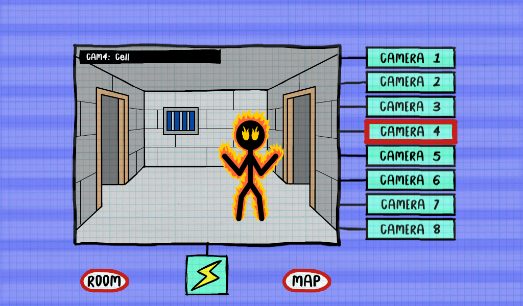 اسکرین شات 2 بازی Stickman Five Nights Survive 2