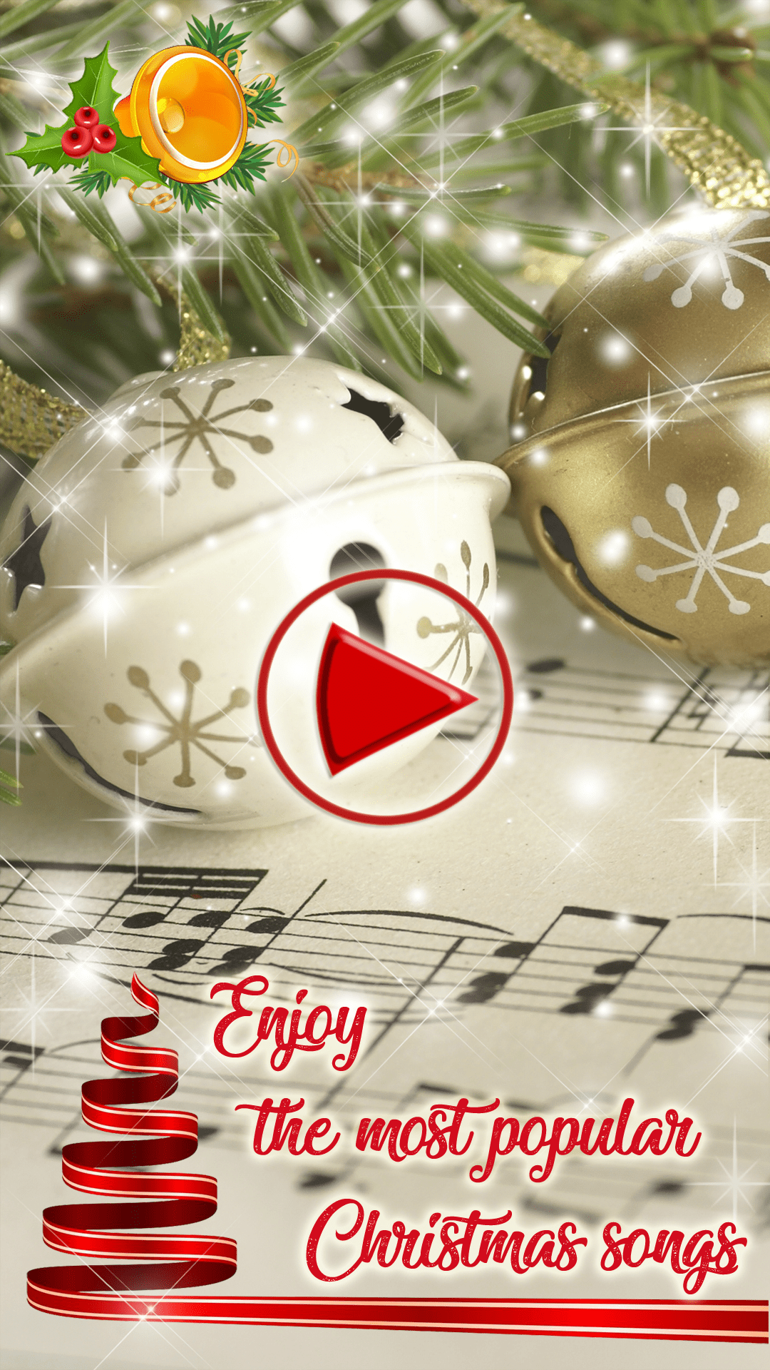 اسکرین شات 7 برنامه Christmas Songs Live Wallpaper