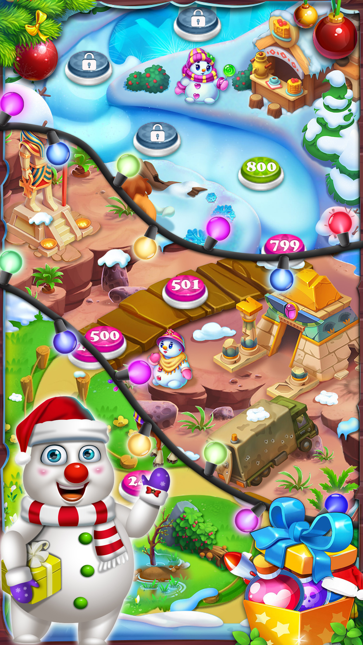 اسکرین شات 4 بازی Christmas Match 3 - Puzzle