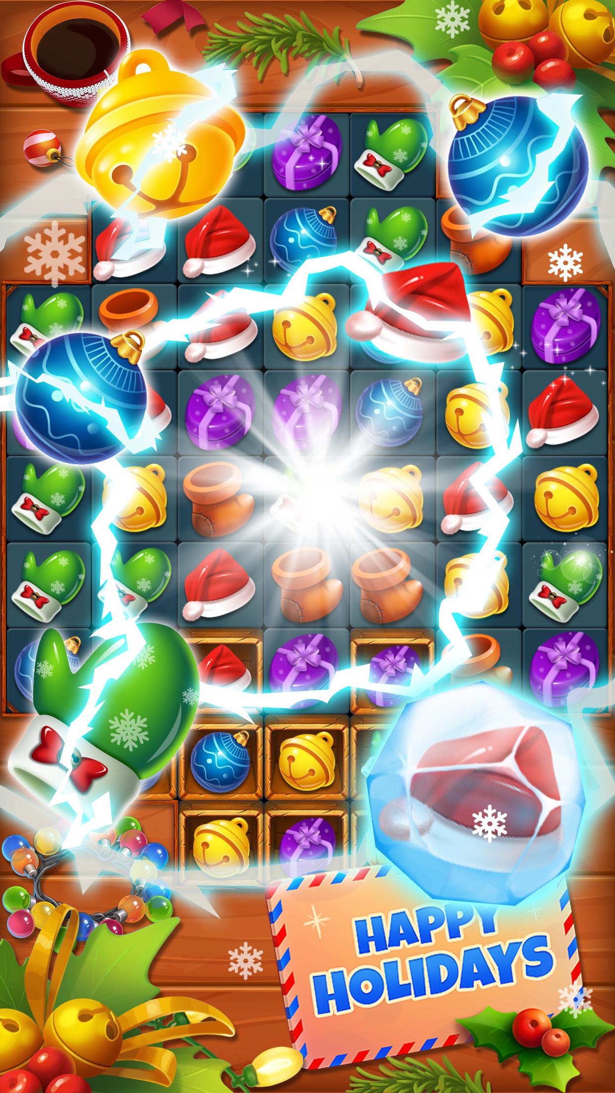 اسکرین شات 1 بازی Christmas Match 3 - Puzzle