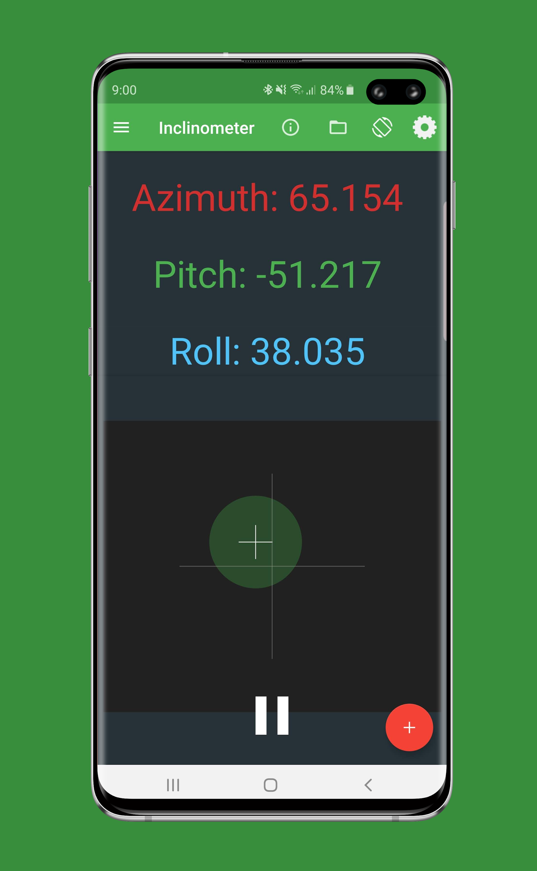 اسکرین شات 6 برنامه Physics Toolbox Sensor Suite