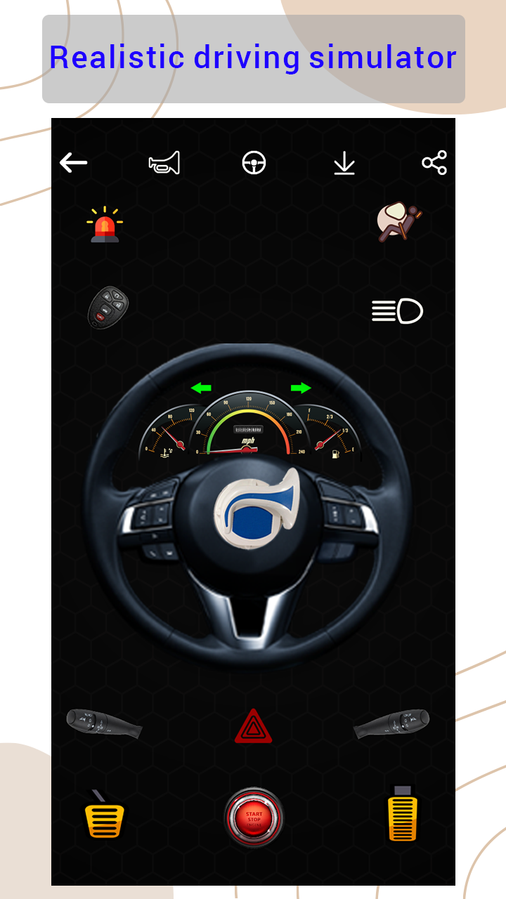 اسکرین شات 5 برنامه Car Horn Sound Simulator
