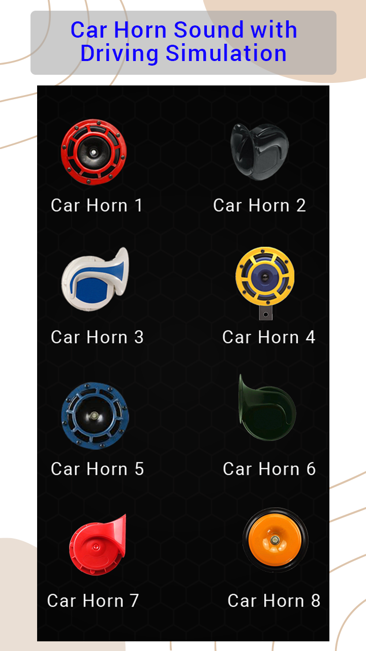 اسکرین شات 2 برنامه Car Horn Sound Simulator