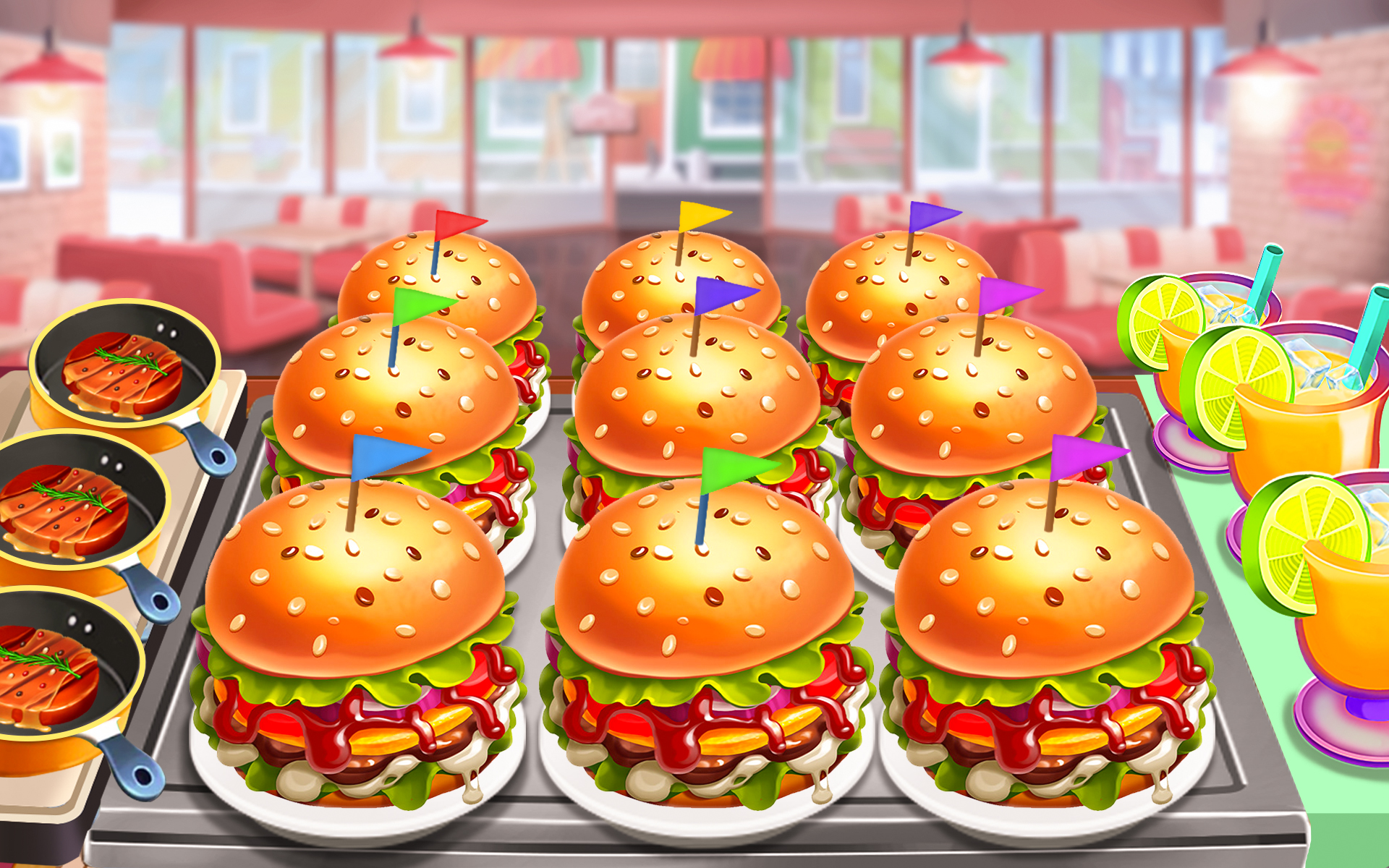 اسکرین شات برنامه Restaurant Fever Cooking Games 1