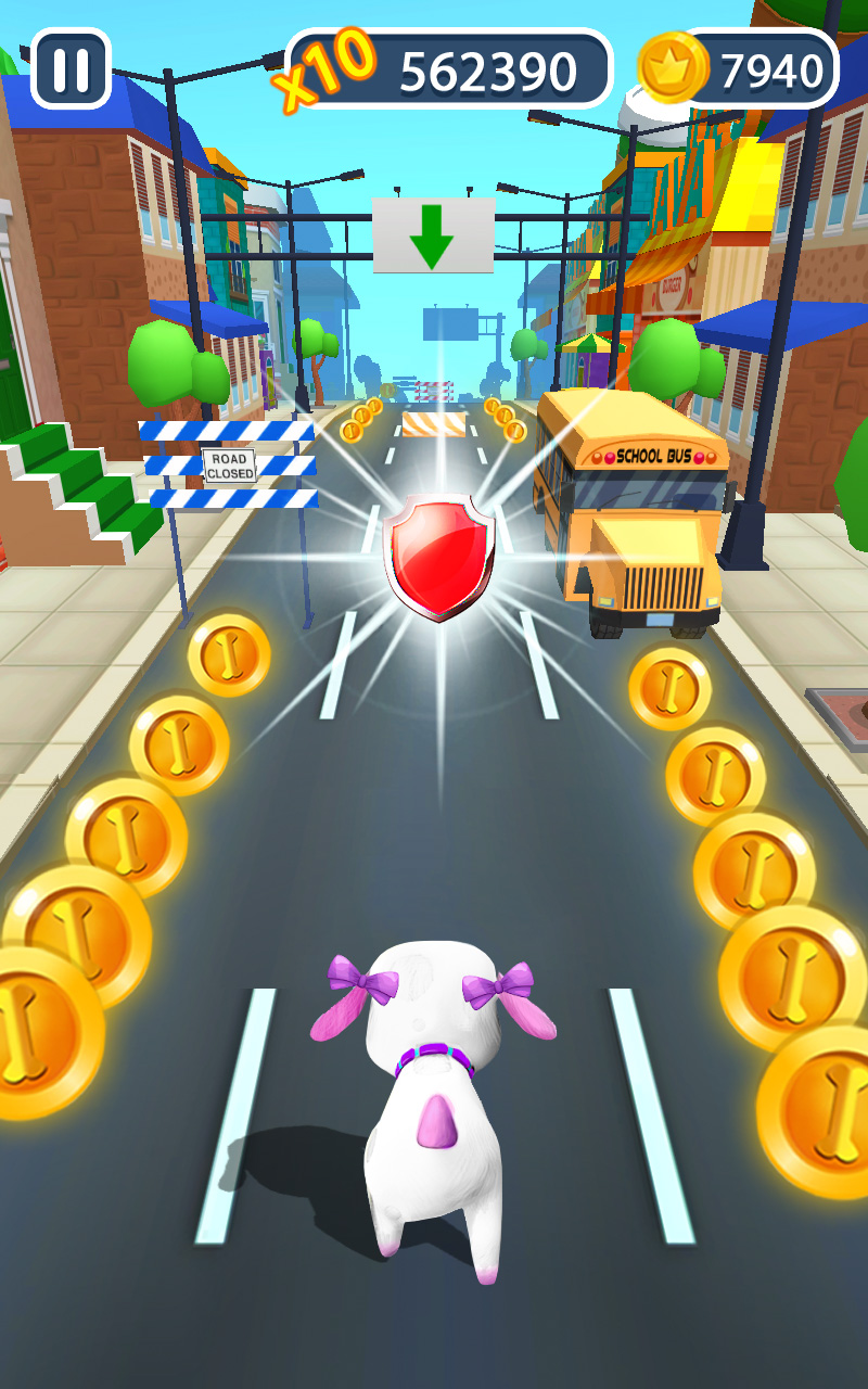اسکرین شات برنامه Dog Run Pet Runner Games 3D 3