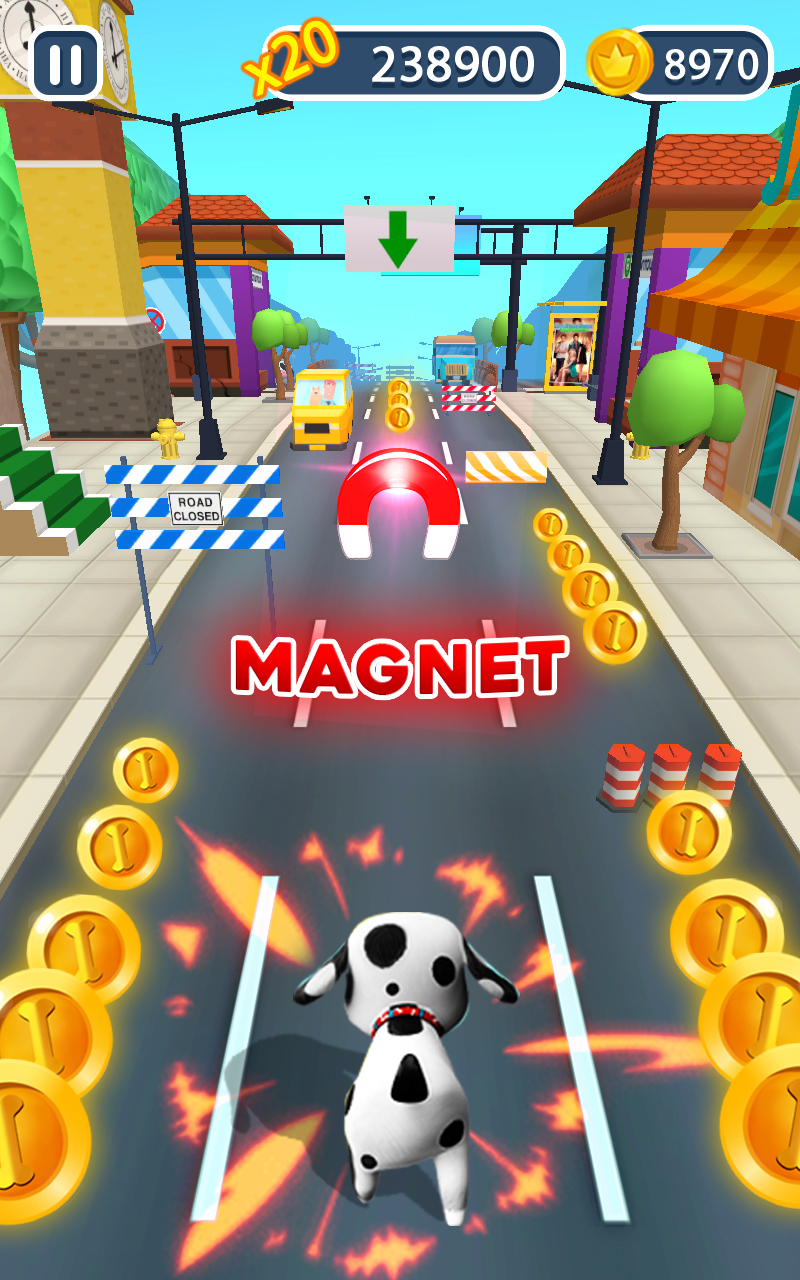 اسکرین شات برنامه Dog Run Pet Runner Games 3D 6