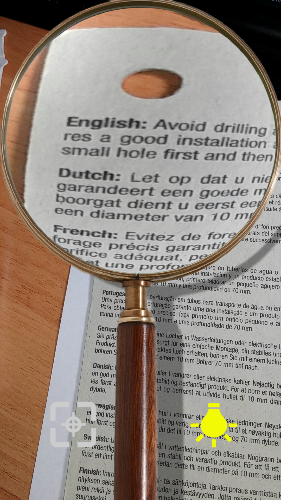 اسکرین شات 8 برنامه Magnifying Glass