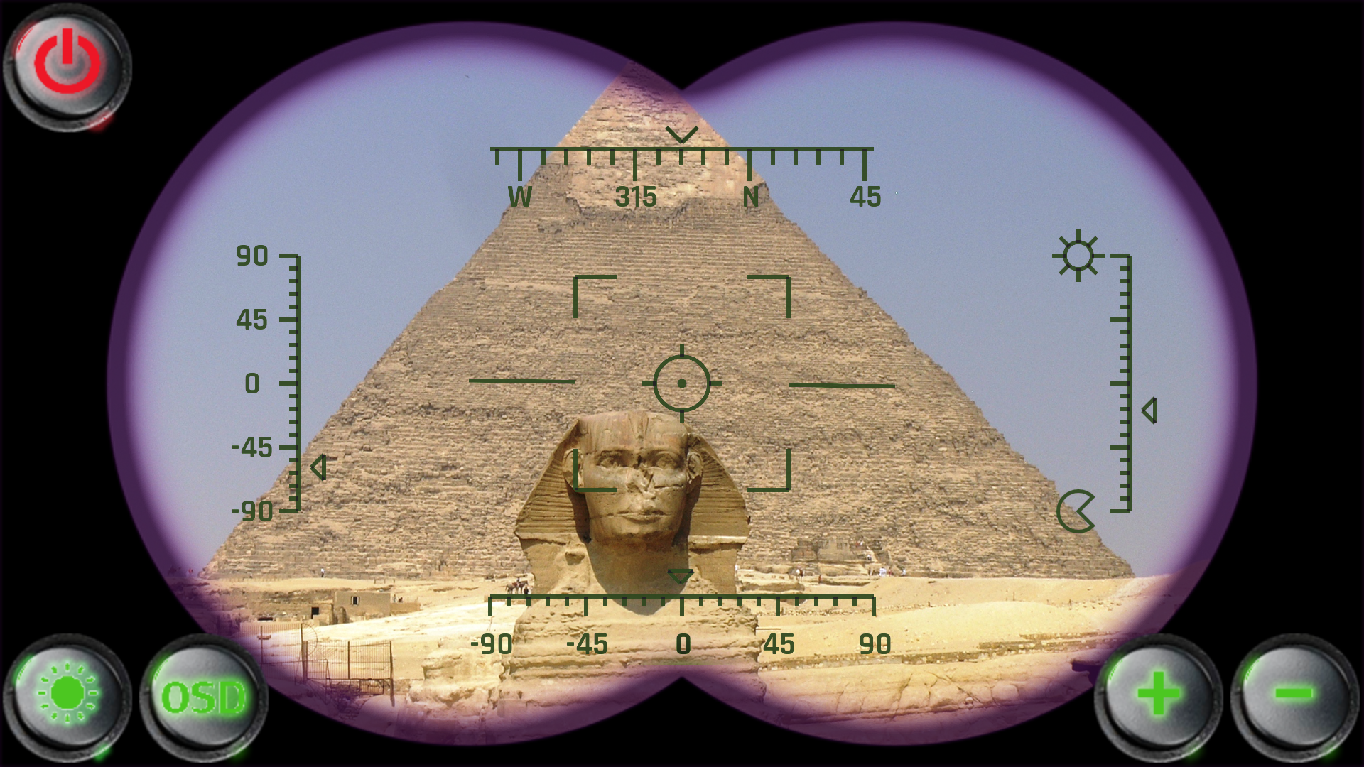 اسکرین شات 5 برنامه Military Binoculars Simulated