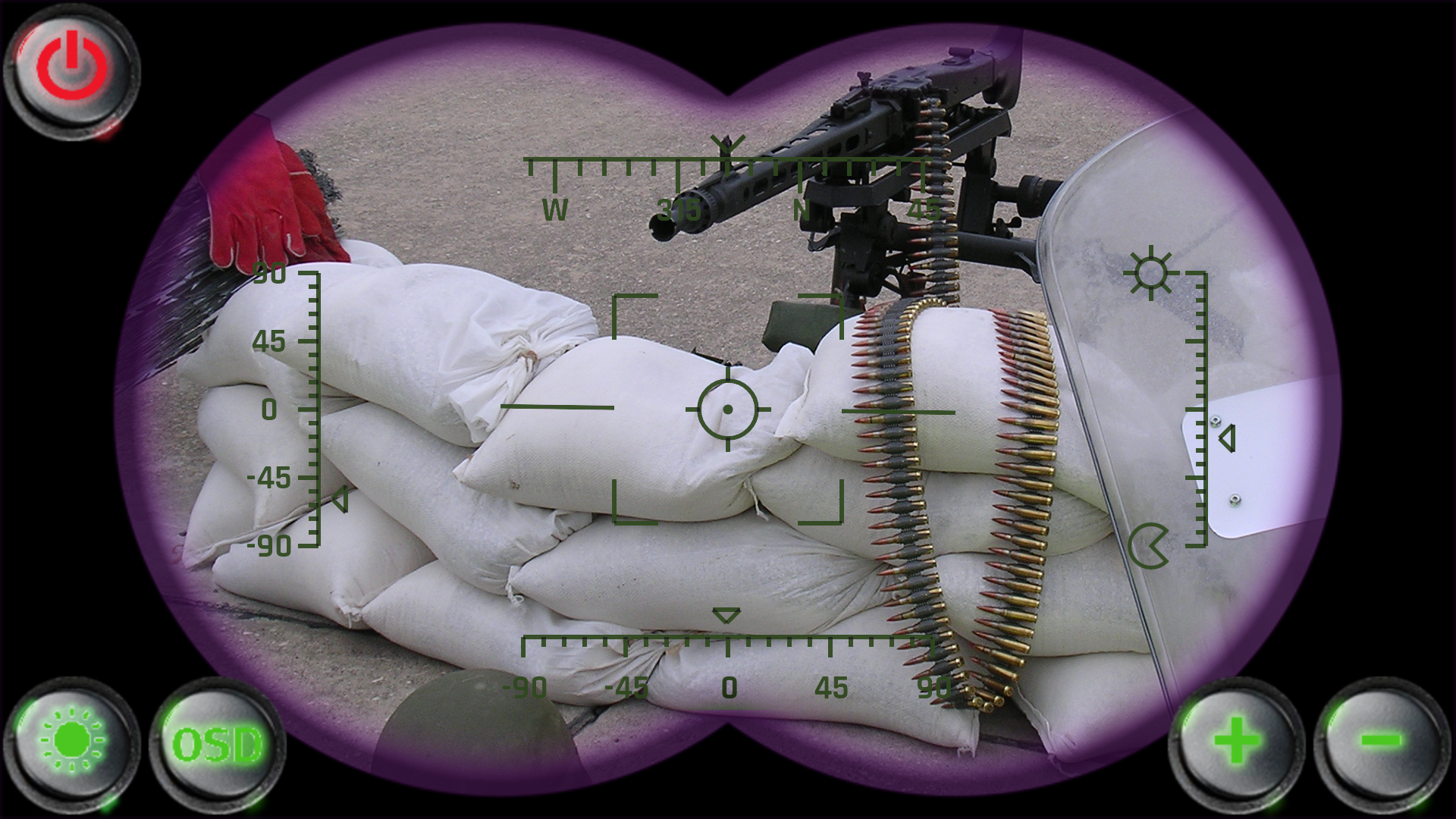 اسکرین شات 3 برنامه Military Binoculars Simulated