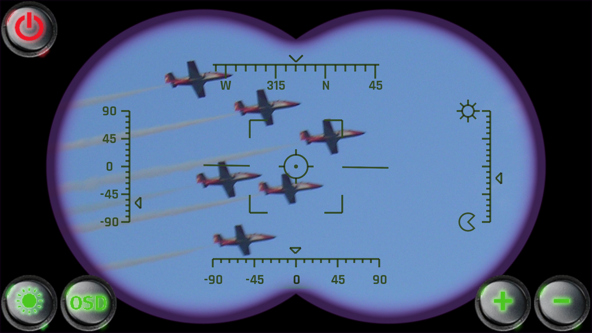 اسکرین شات 2 برنامه Military Binoculars Simulated