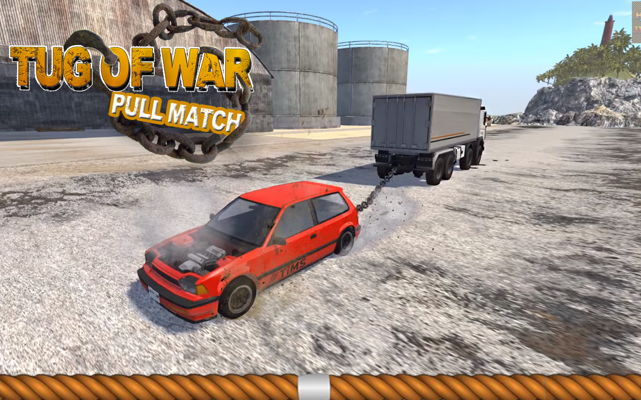 اسکرین شات 5 بازی Tug of War: Car Pull Game