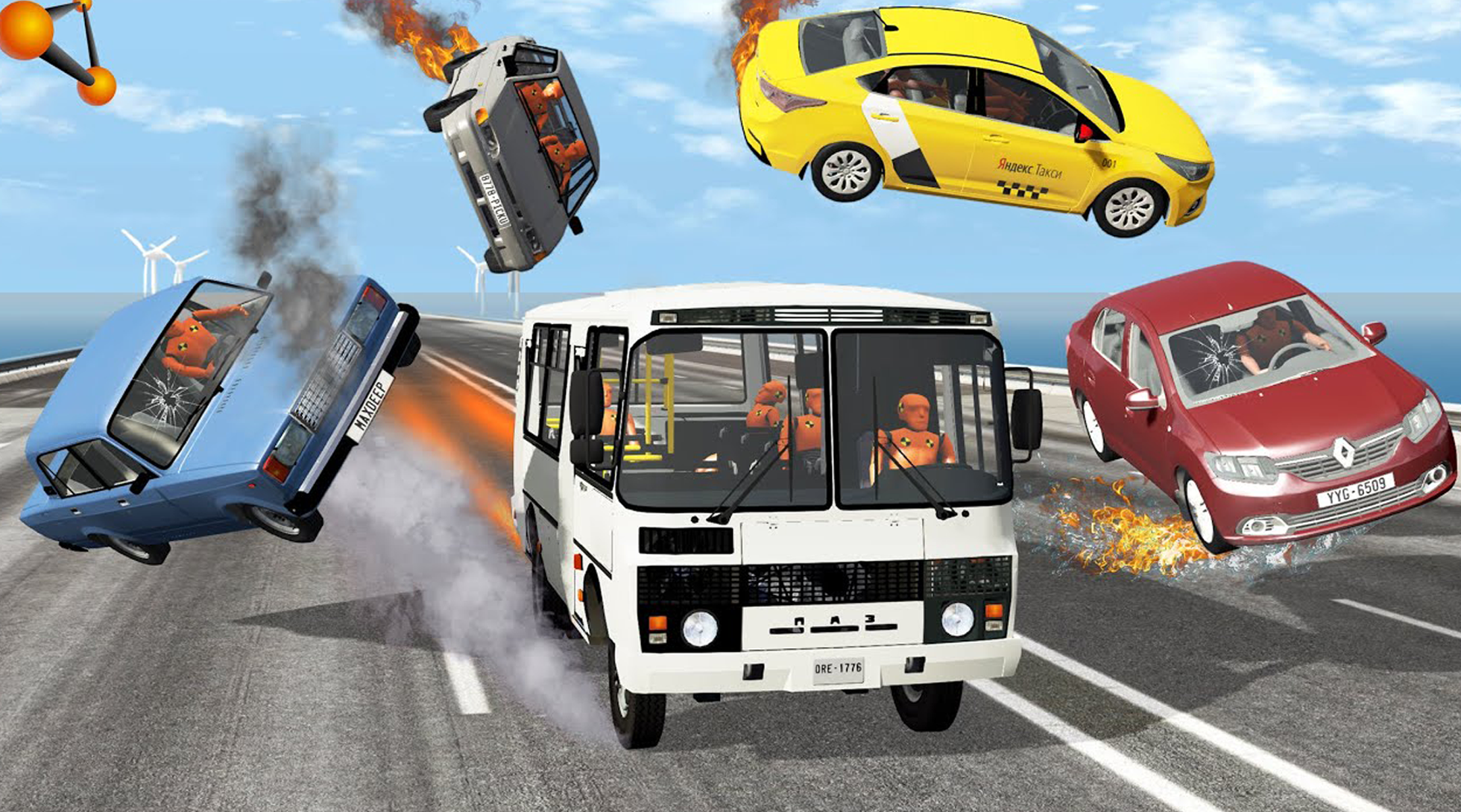 اسکرین شات 1 بازی Cindy Car Crash