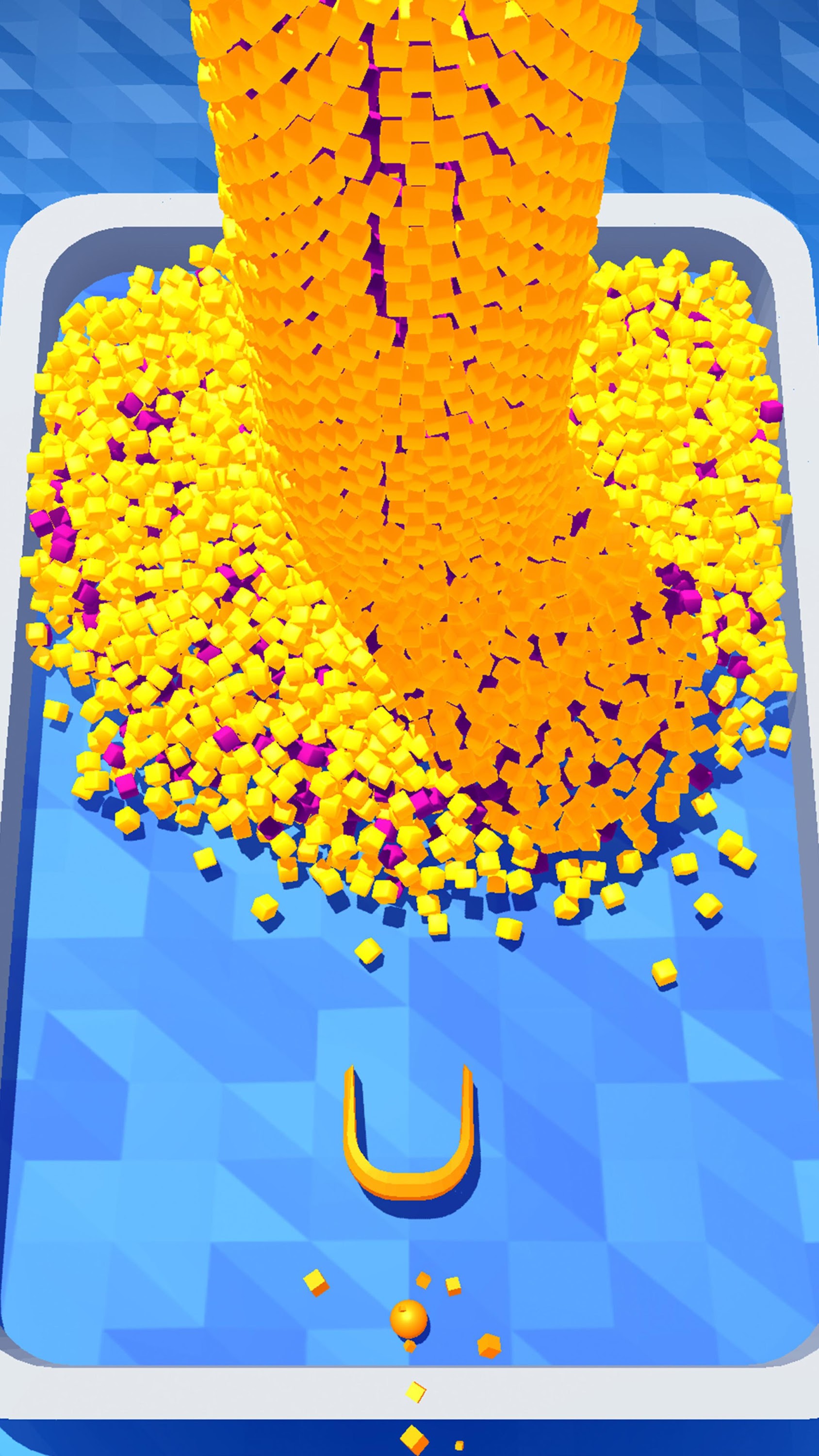 اسکرین شات 1 بازی Collect Cubes - ASMR Puzzle