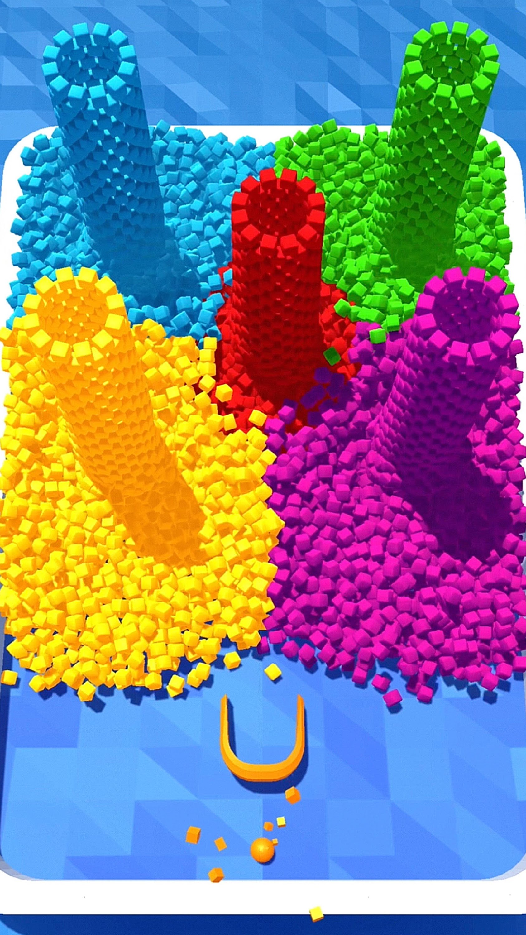 اسکرین شات 5 بازی Collect Cubes - ASMR Puzzle