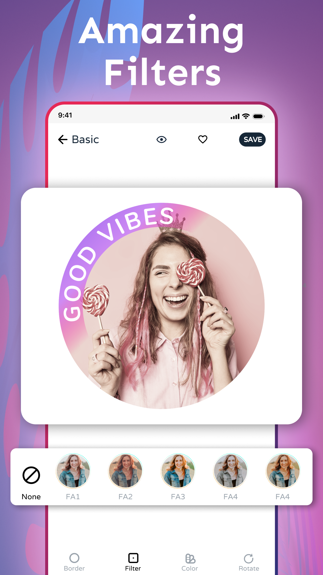 اسکرین شات 4 برنامه Profile Picture Border Frame