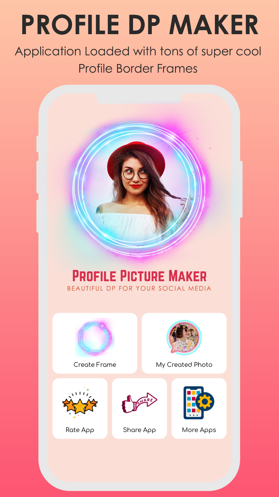 اسکرین شات 1 برنامه Profile Picture Border Frame