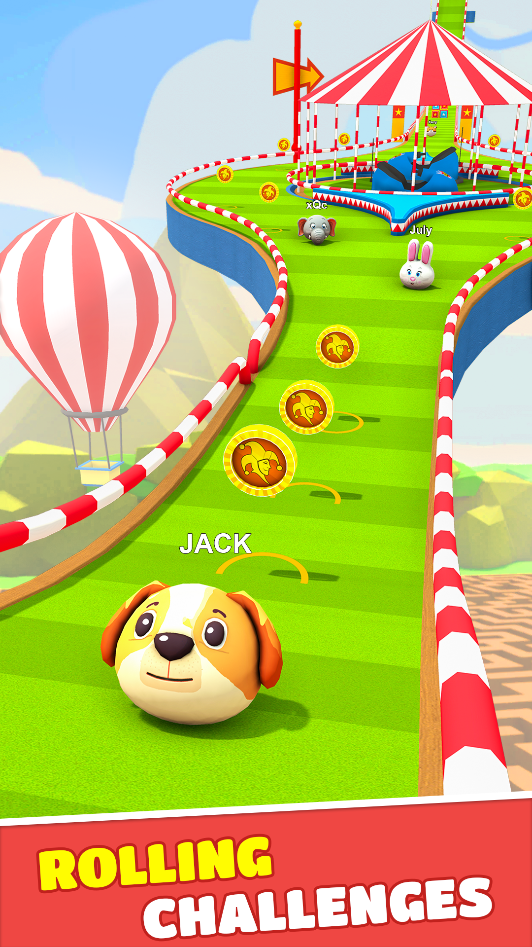 اسکرین شات 1 بازی Circus Balls - 3D Ball Games