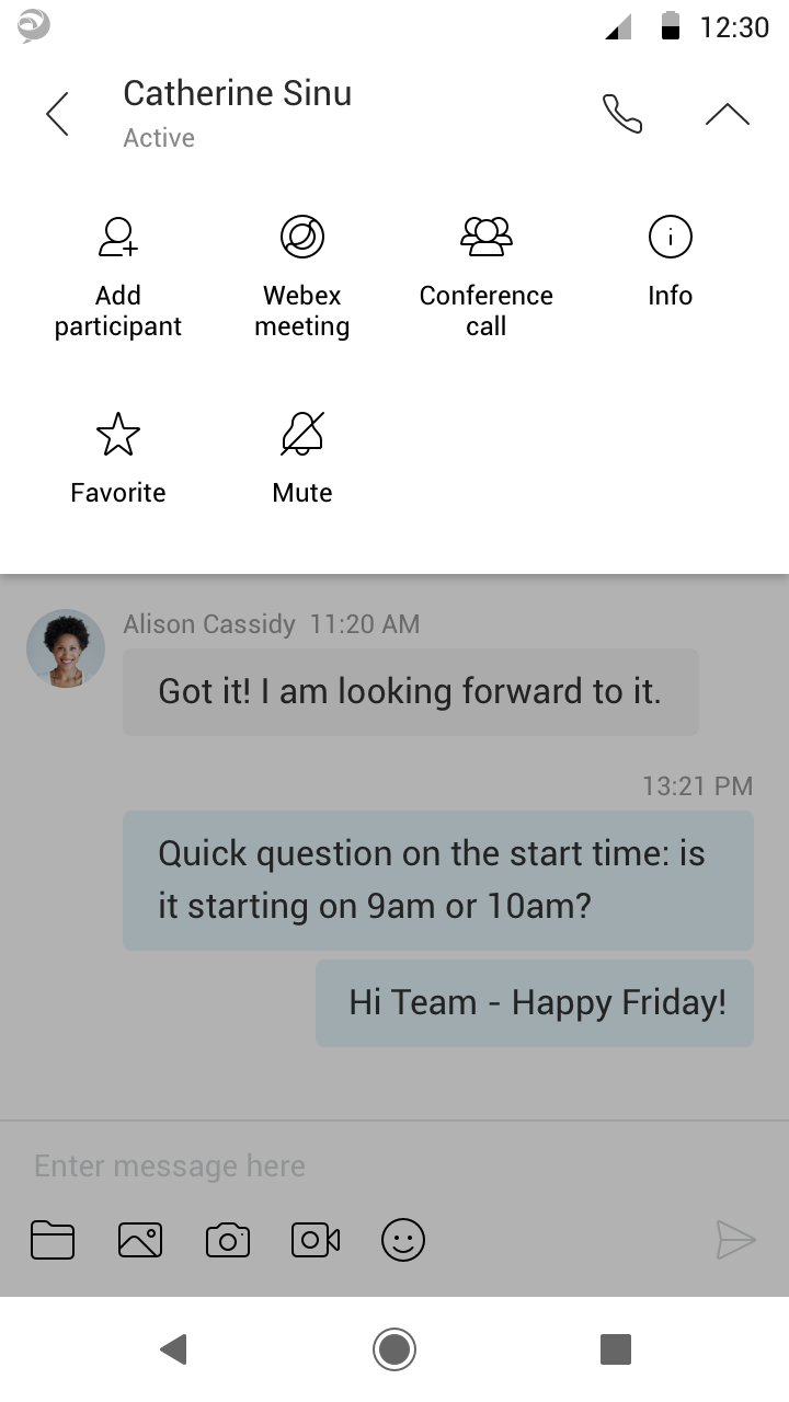 اسکرین شات 4 برنامه Cisco Jabber