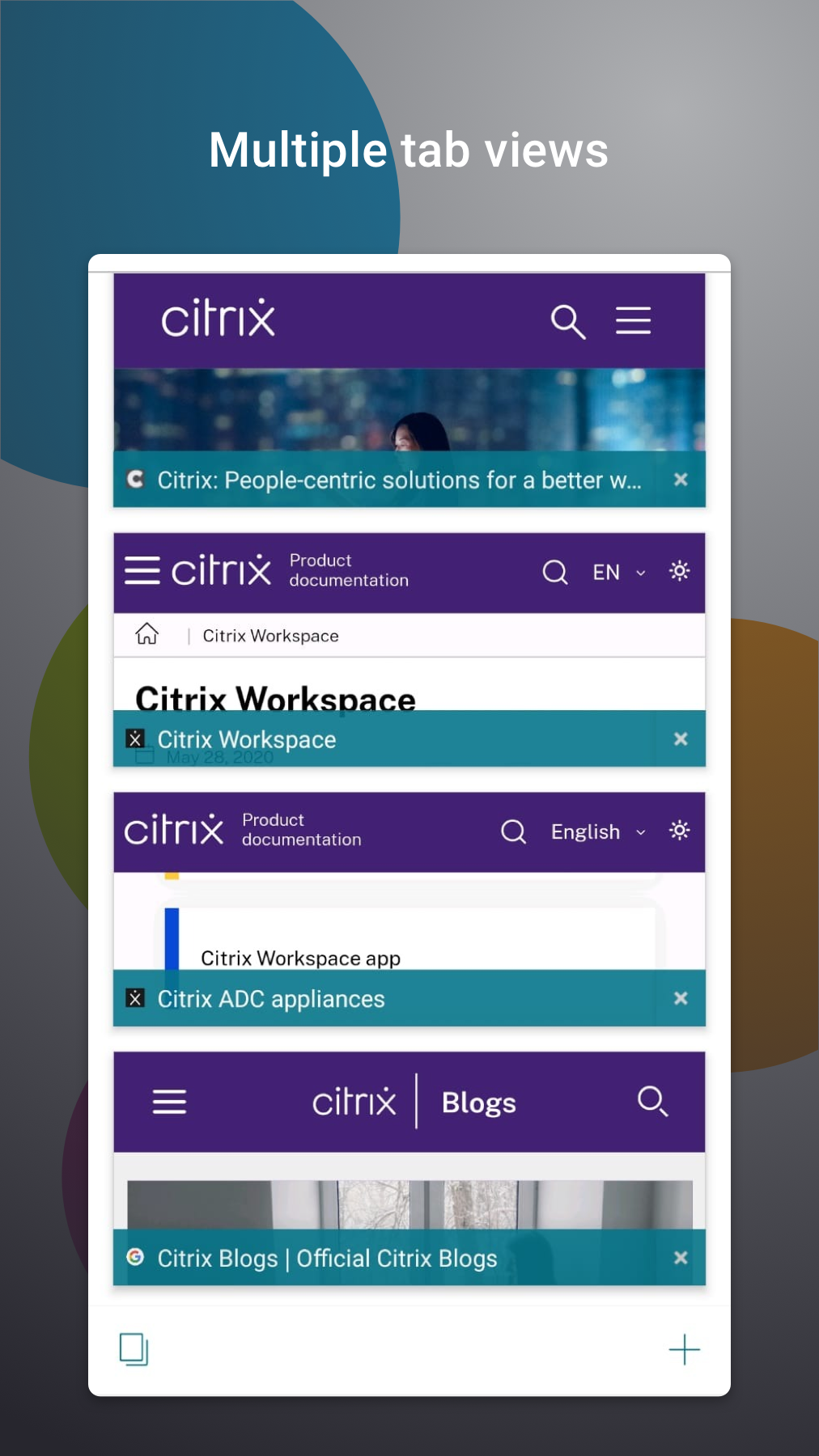 اسکرین شات 3 برنامه Citrix Secure Web