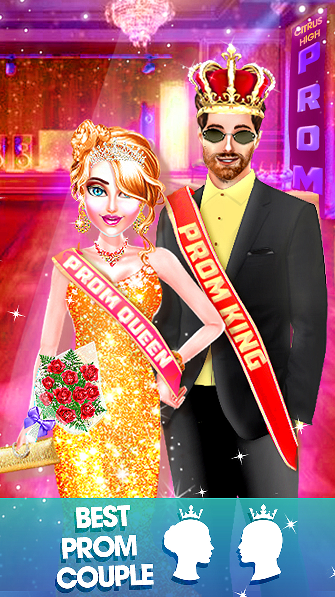اسکرین شات 2 بازی Prom Fashion MakeUp & Dress Up