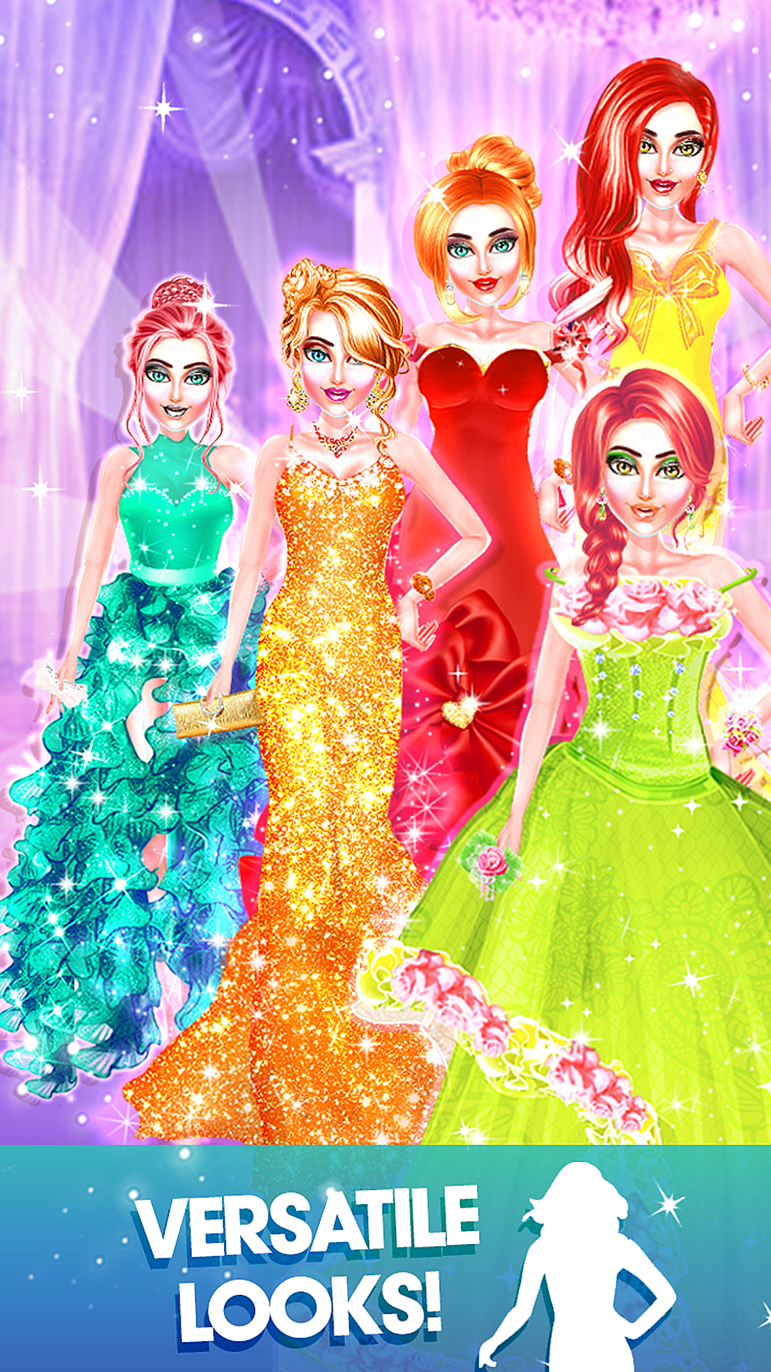 اسکرین شات 5 بازی Prom Fashion MakeUp & Dress Up