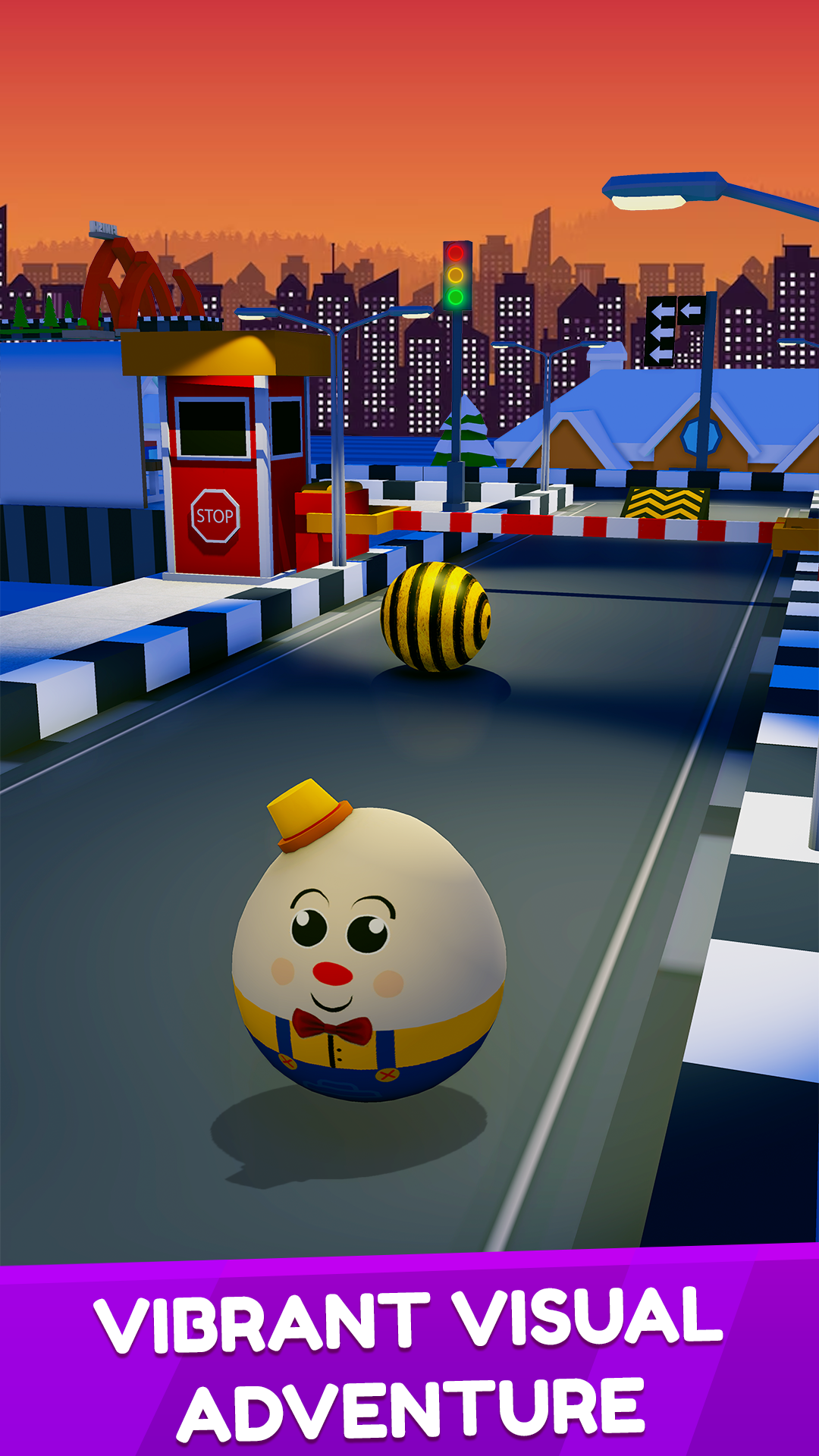 اسکرین شات 4 بازی City Ball Run Game: Ball Games