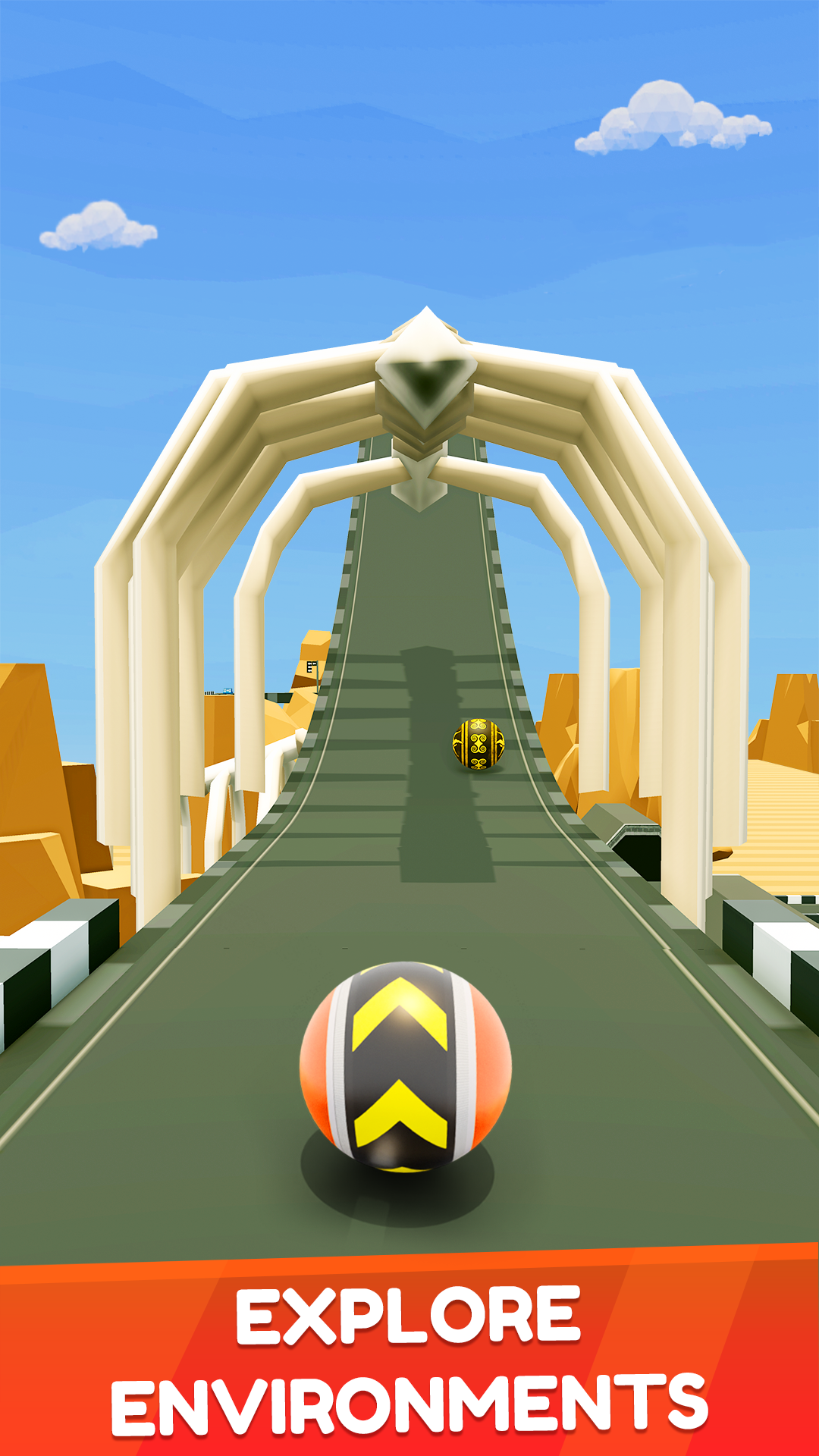 اسکرین شات 3 بازی City Ball Run Game: Ball Games