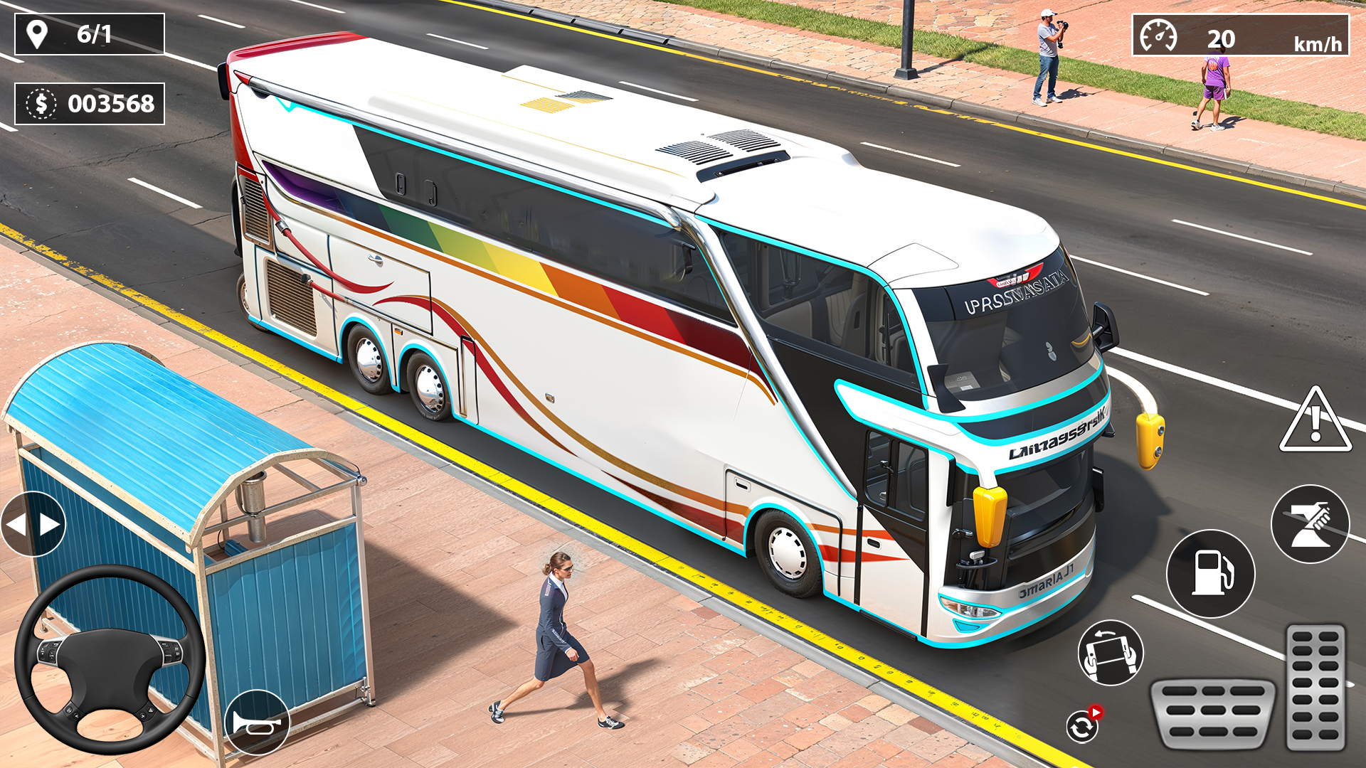اسکرین شات 3 بازی Coach Bus Sim: Bus Games