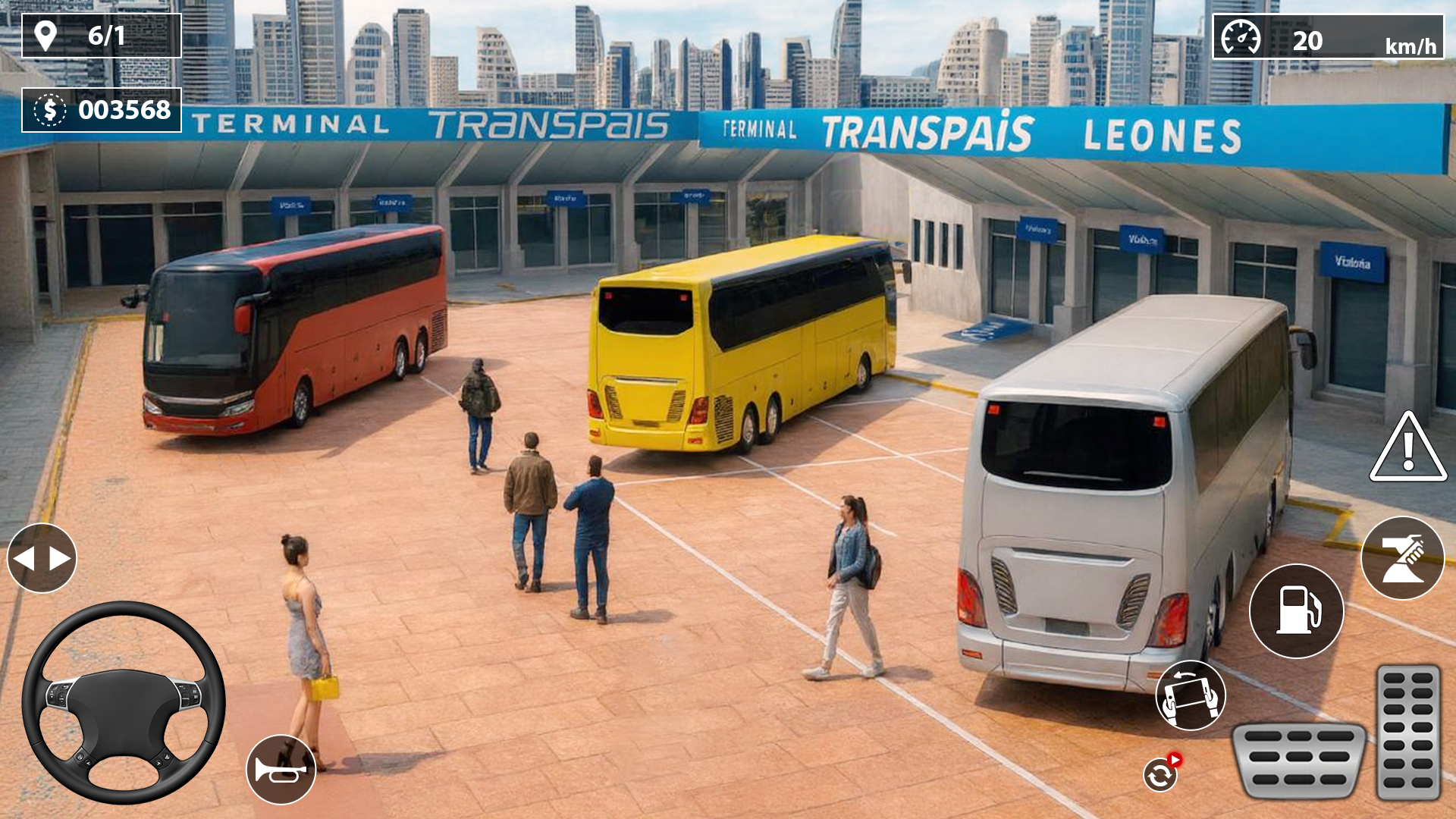 اسکرین شات 4 بازی Coach Bus Sim: Bus Games