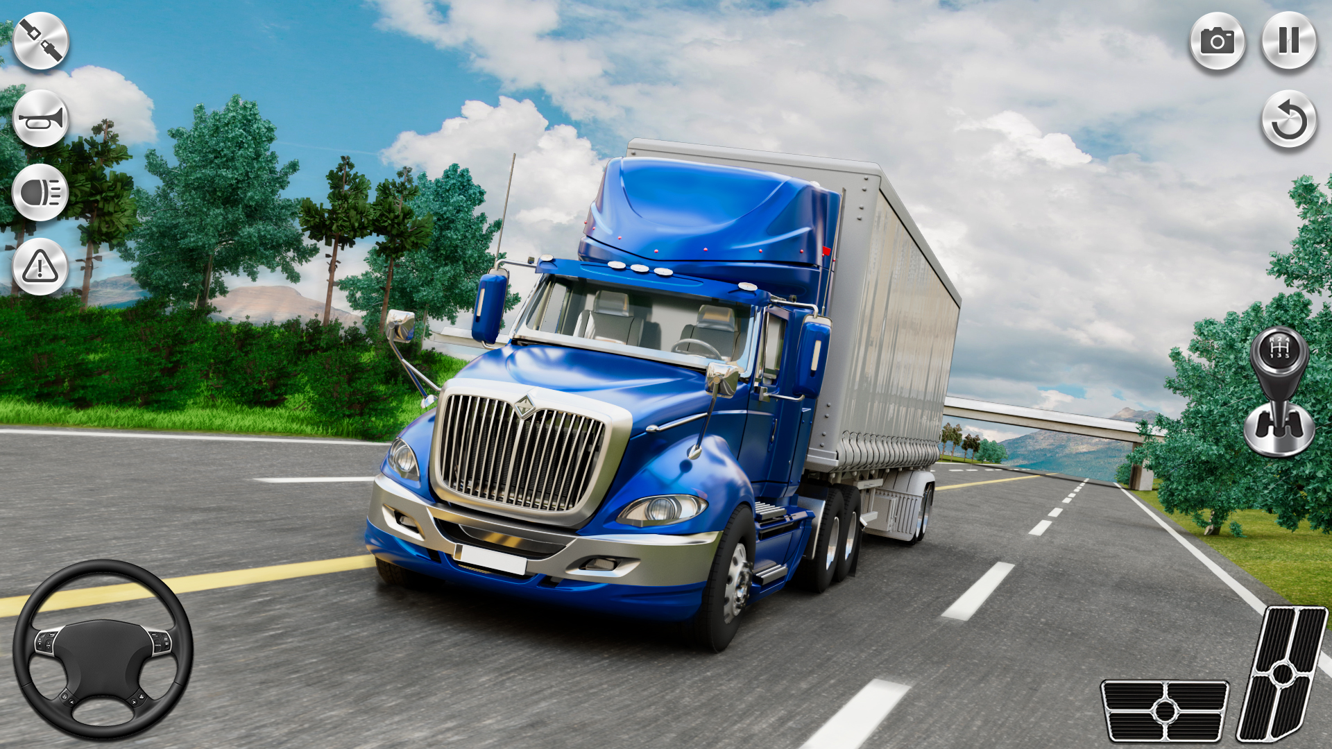 اسکرین شات 5 بازی US Car Transport Truck Games
