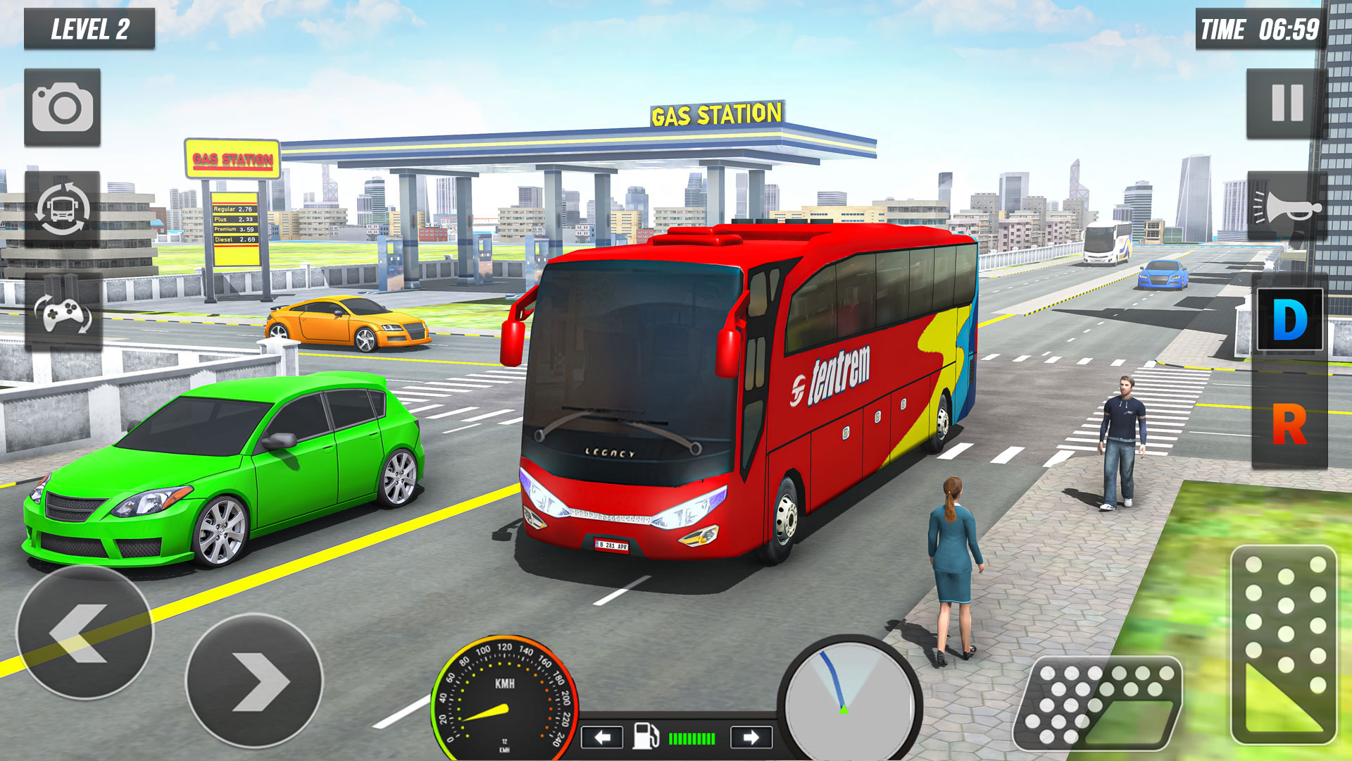 اسکرین شات 2 برنامه Coach Bus Simulator: Bus Games