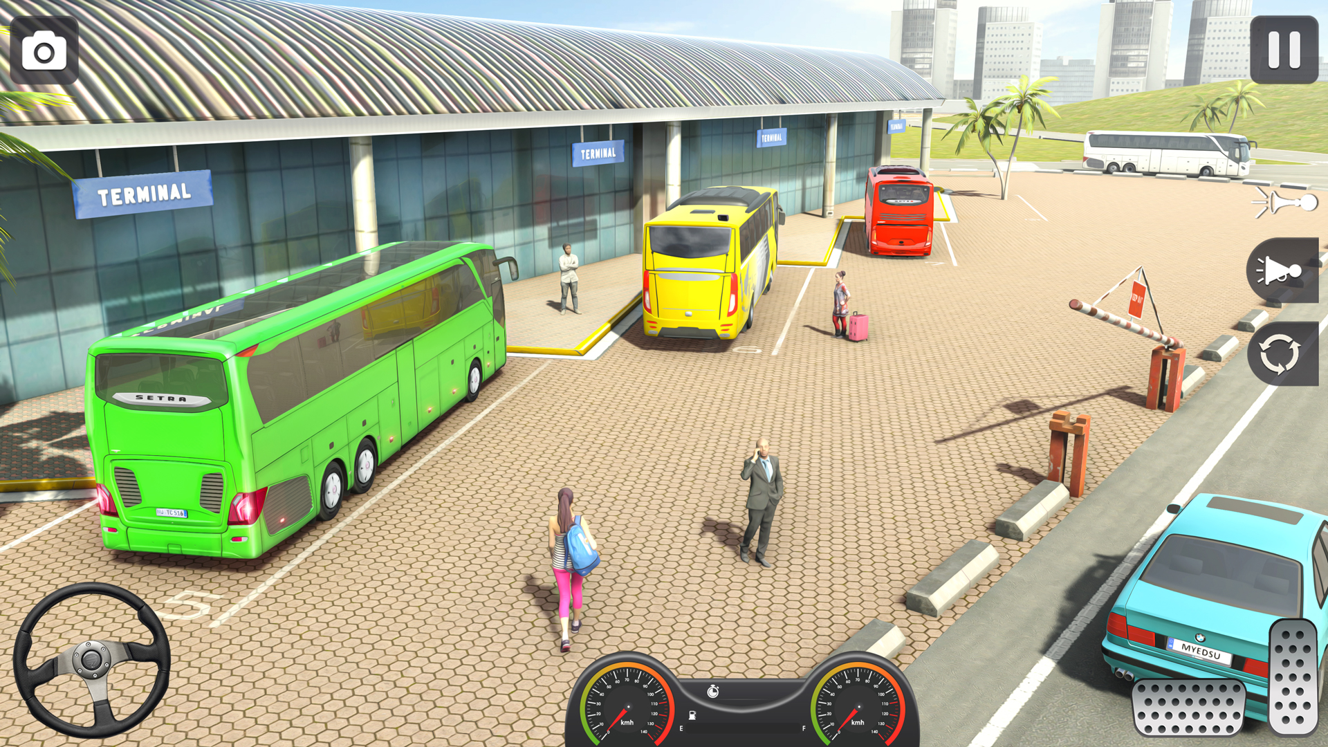 اسکرین شات 3 برنامه Coach Bus Simulator: Bus Games