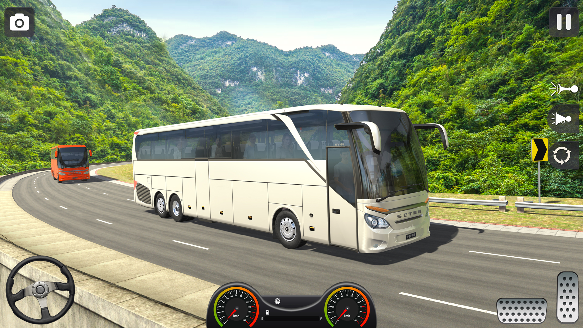 اسکرین شات 1 برنامه Coach Bus Simulator: Bus Games