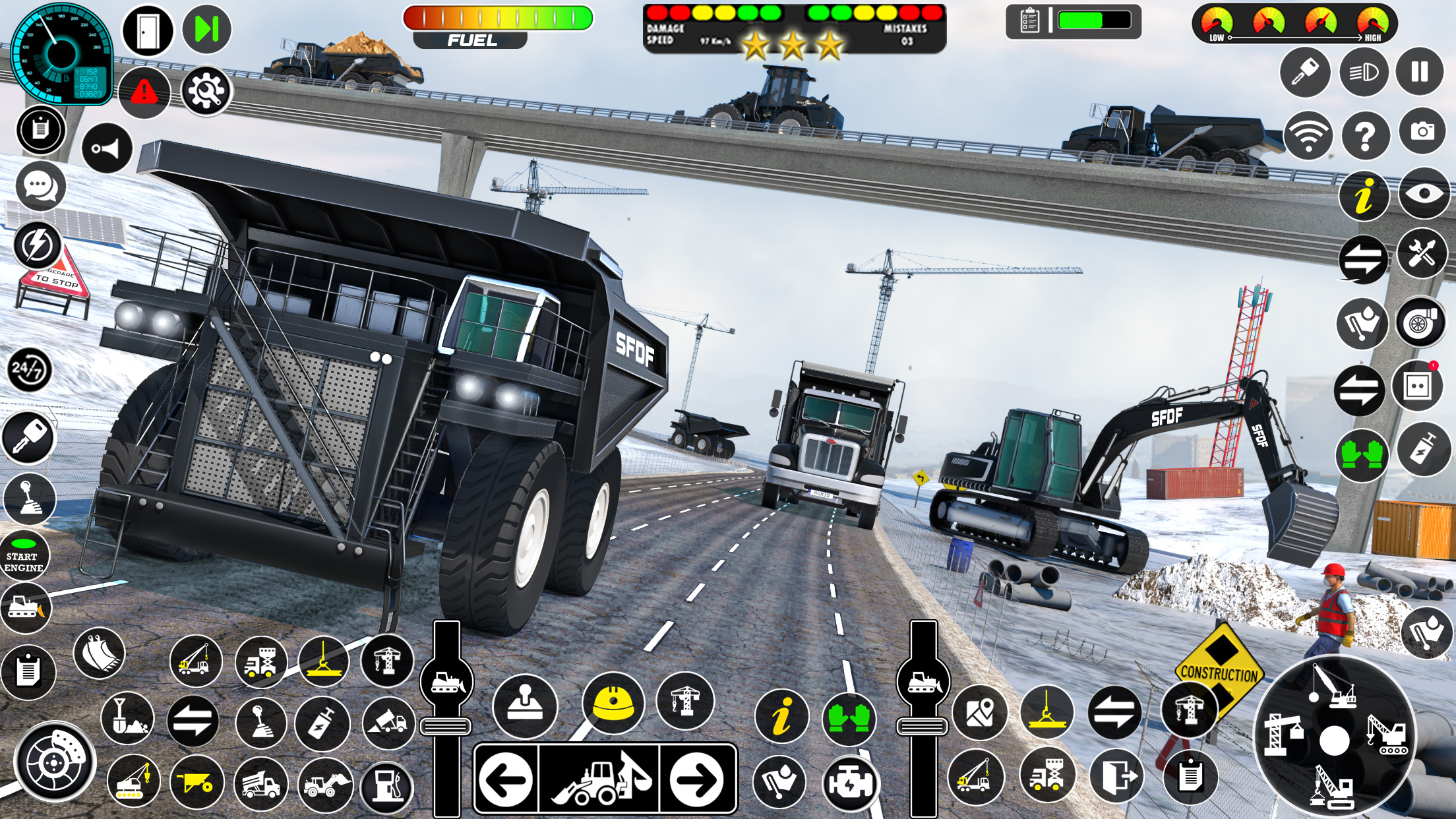 اسکرین شات 5 برنامه City Construction Sim 3d Games