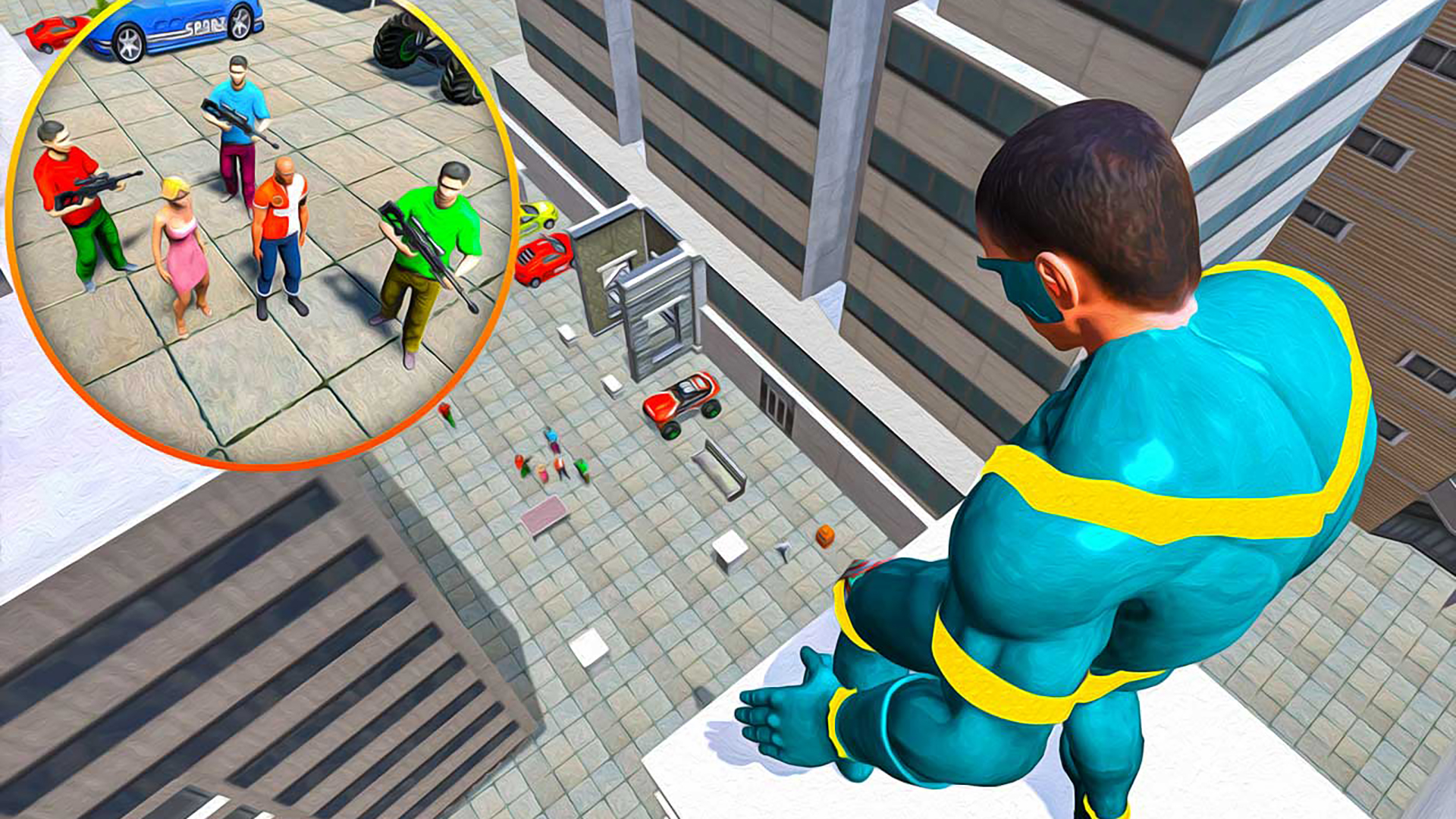 اسکرین شات 1 بازی Flying Robot Games: Super Hero