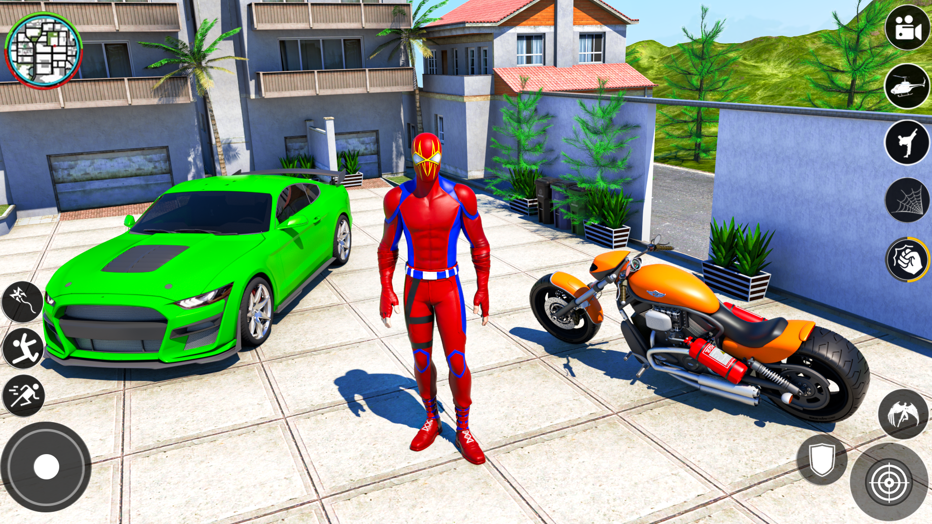 اسکرین شات 1 برنامه Superhero Games- Spider Hero