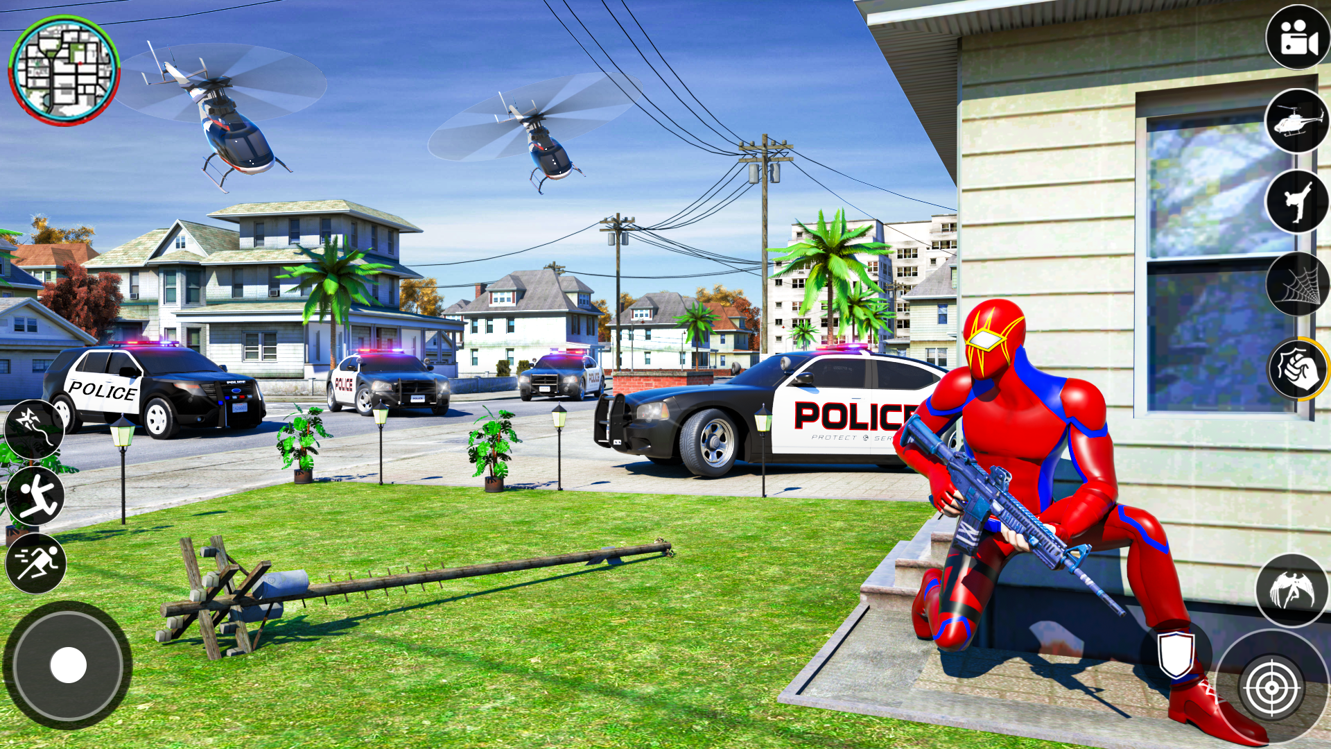 اسکرین شات 3 برنامه Superhero Games- Spider Hero