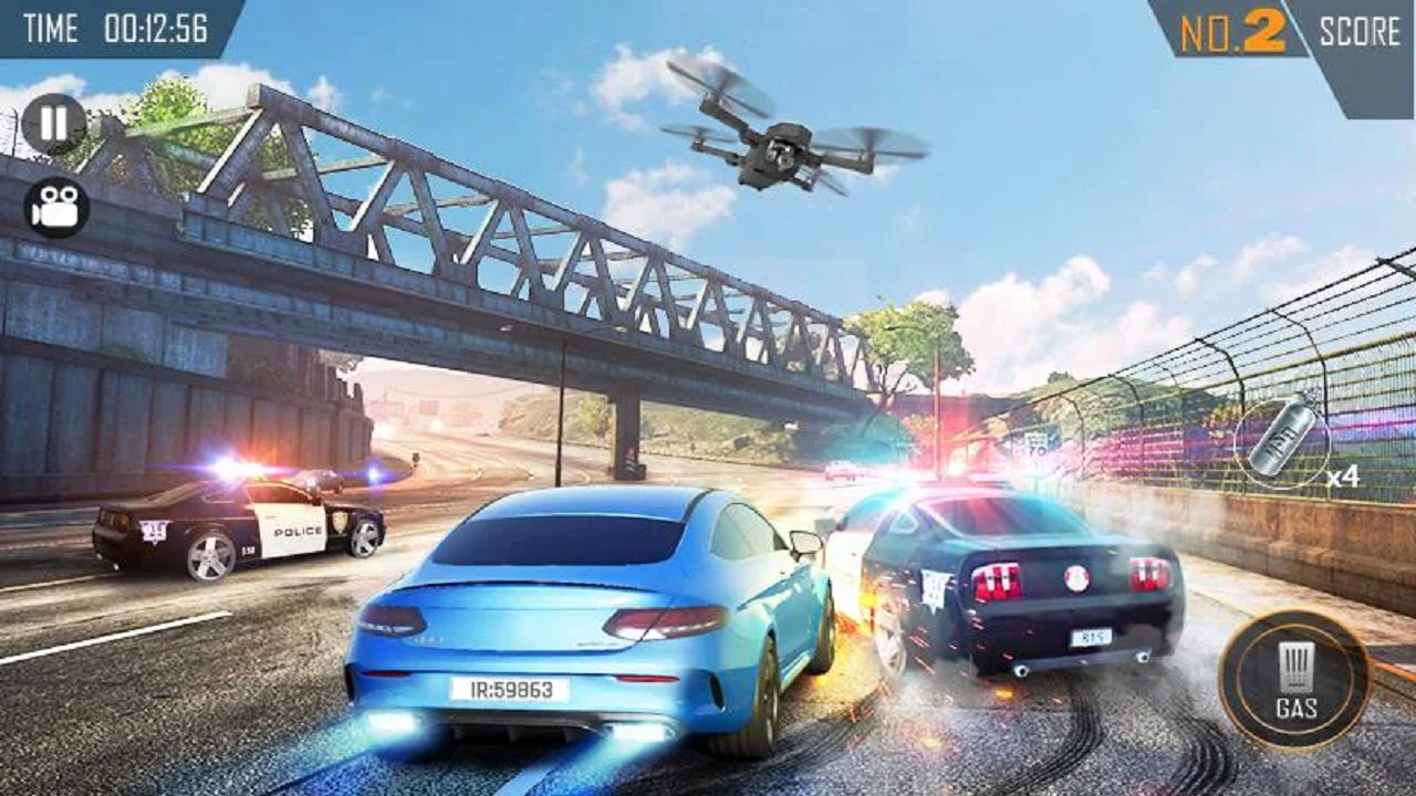 اسکرین شات 2 بازی Real City Drift Racing Driving