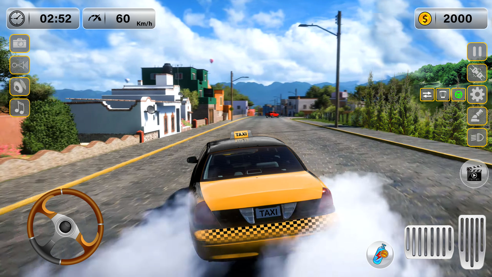 اسکرین شات 2 بازی City Taxi Auto Racer Taxi Game