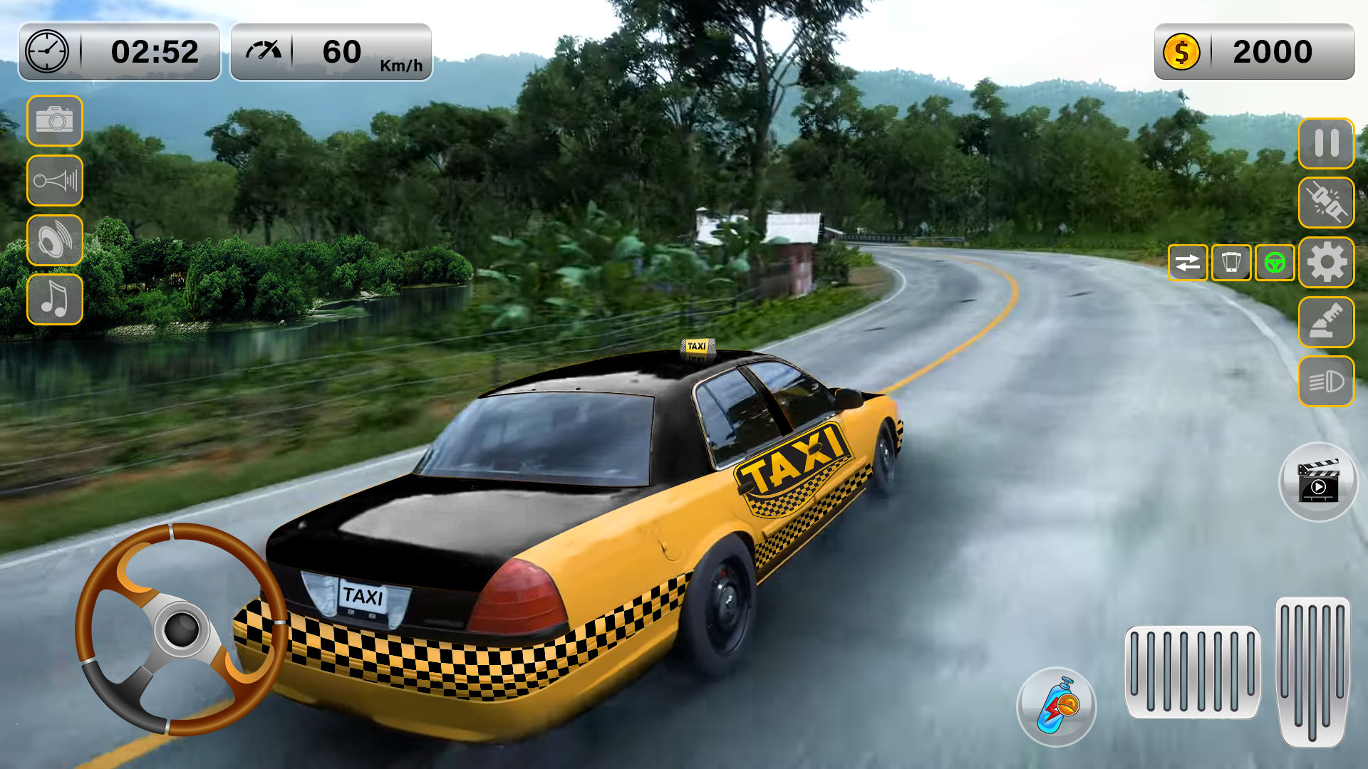 اسکرین شات 5 بازی City Taxi Auto Racer Taxi Game