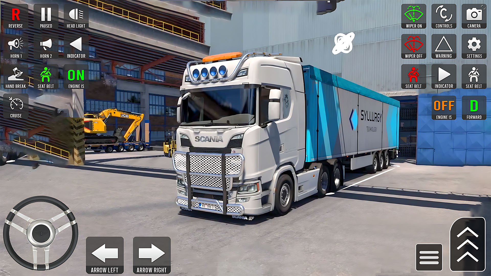 اسکرین شات 3 بازی Truck Simulator 3D: City Truck