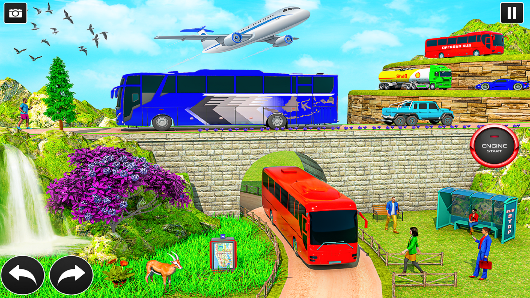اسکرین شات 7 بازی City Bus Simulator 3D Bus Game