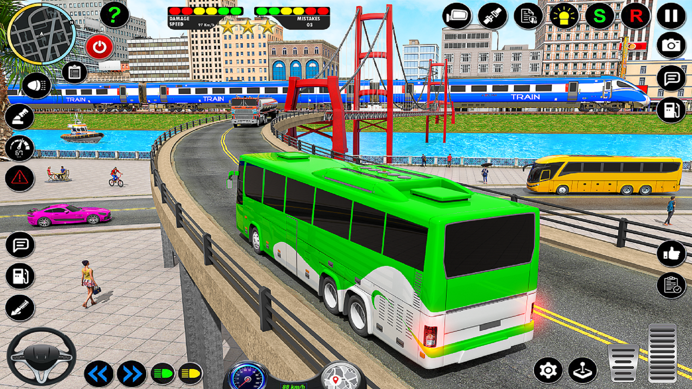 اسکرین شات 4 بازی City Bus Simulator 3D Bus Game