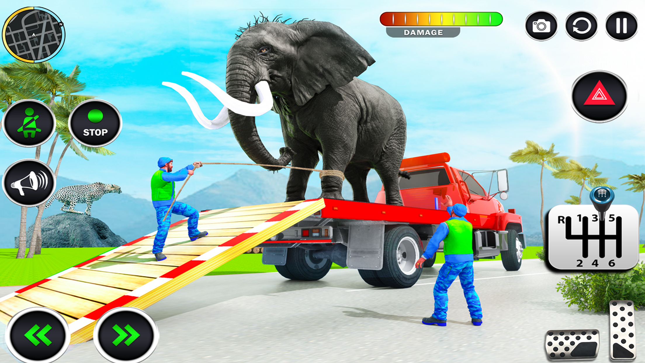اسکرین شات 7 برنامه Animal Transport Truck Game 3D