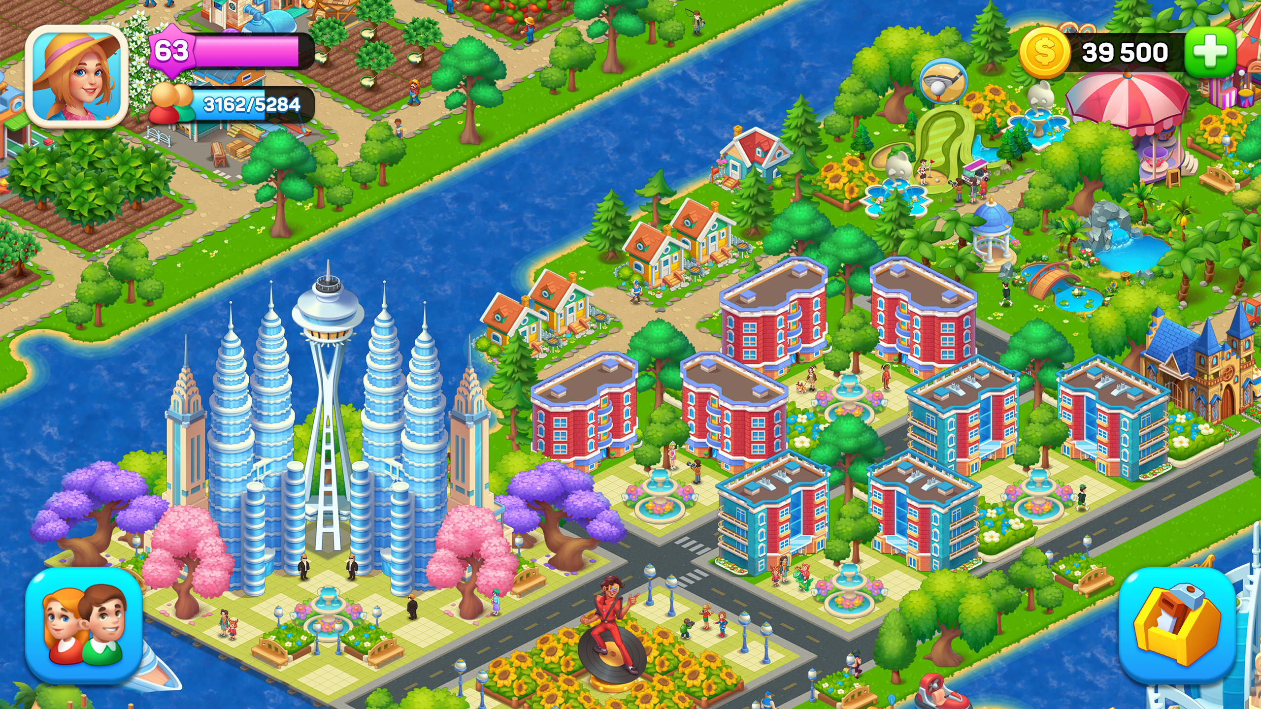 اسکرین شات 8 بازی Farm City: Farming & Building