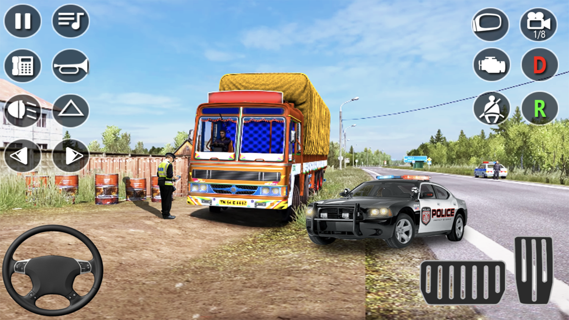 اسکرین شات 5 بازی Indian Cargo Truck Wala Game