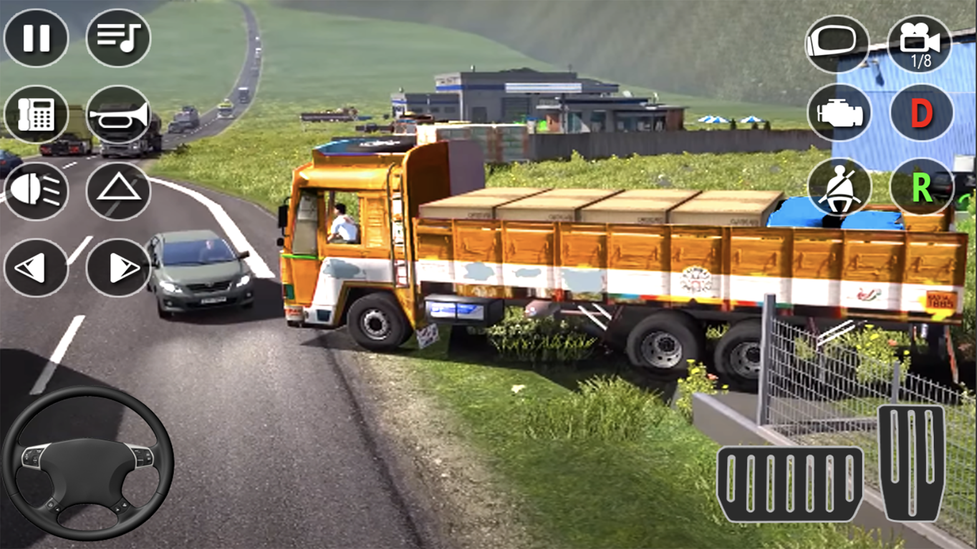 اسکرین شات 3 بازی Indian Cargo Truck Wala Game