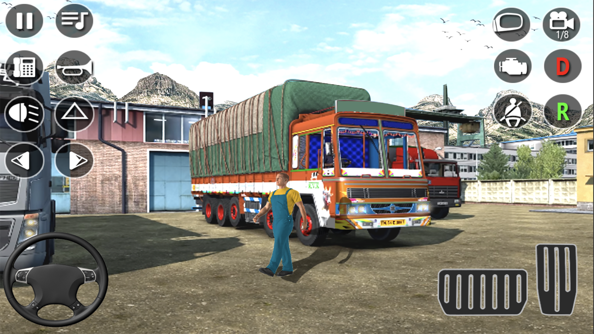 اسکرین شات 1 بازی Indian Cargo Truck Wala Game
