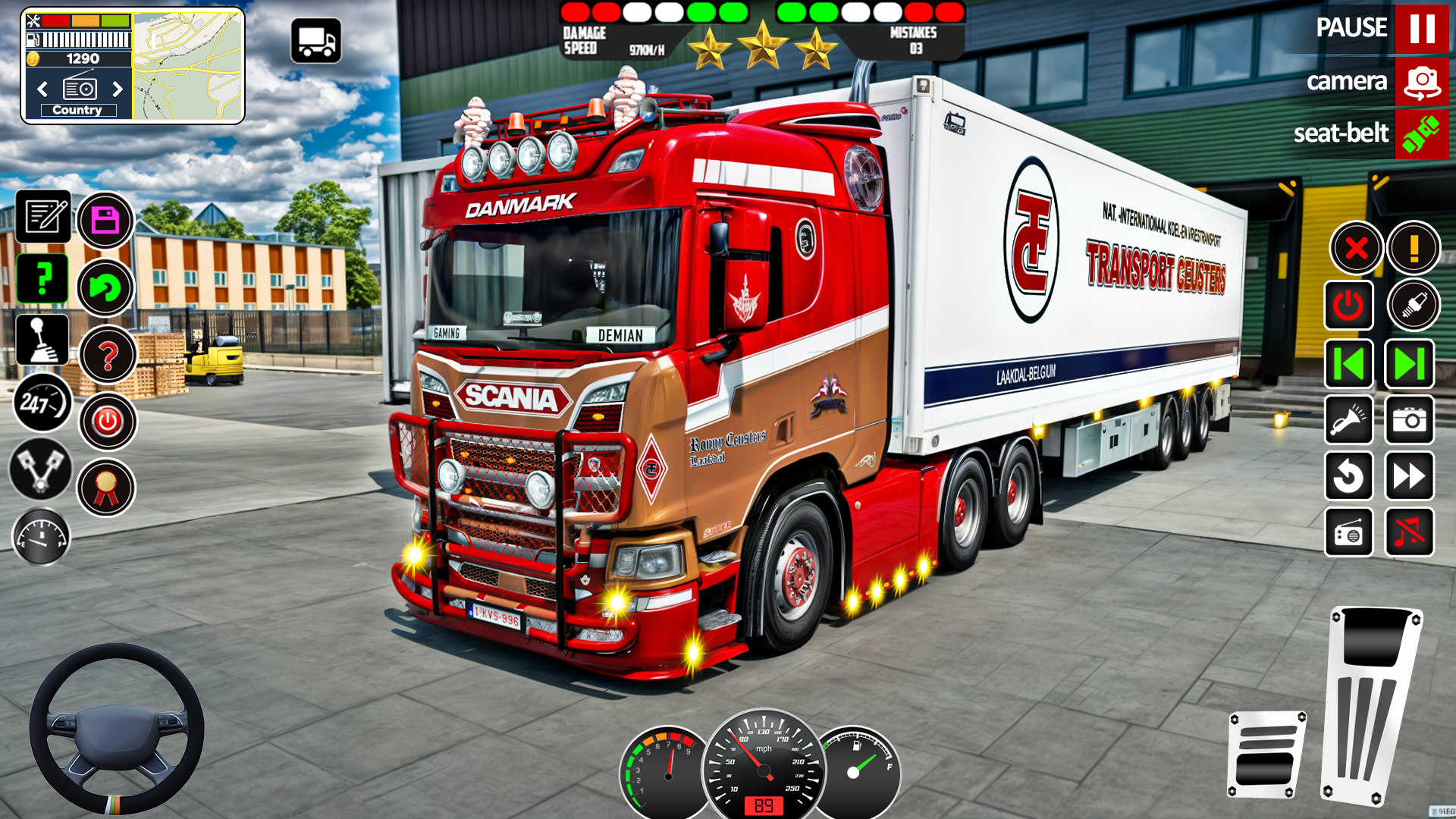 اسکرین شات 1 بازی Heavy Truck Simulator Games 3D