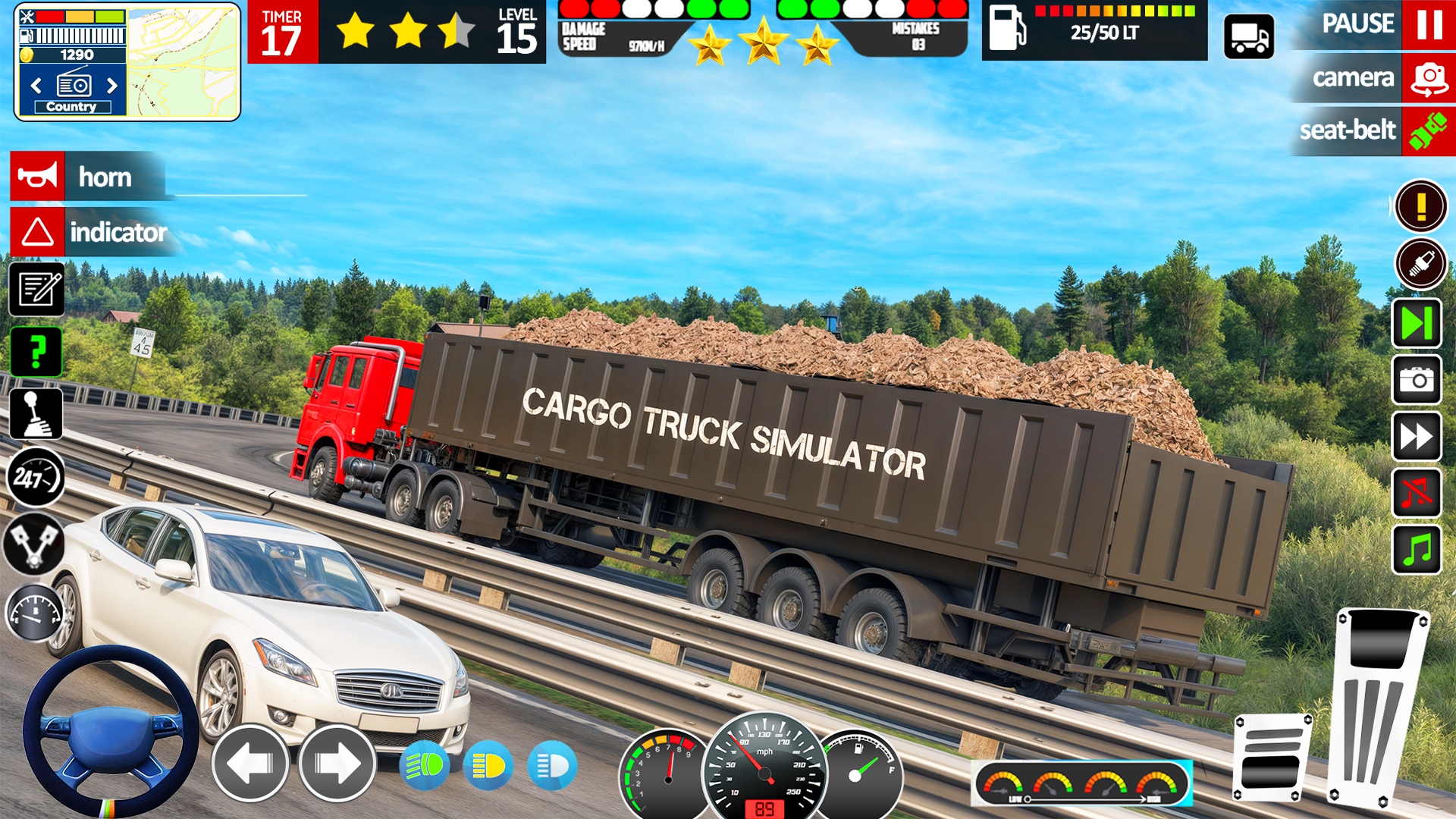 اسکرین شات 3 بازی Heavy Truck Simulator Games 3D
